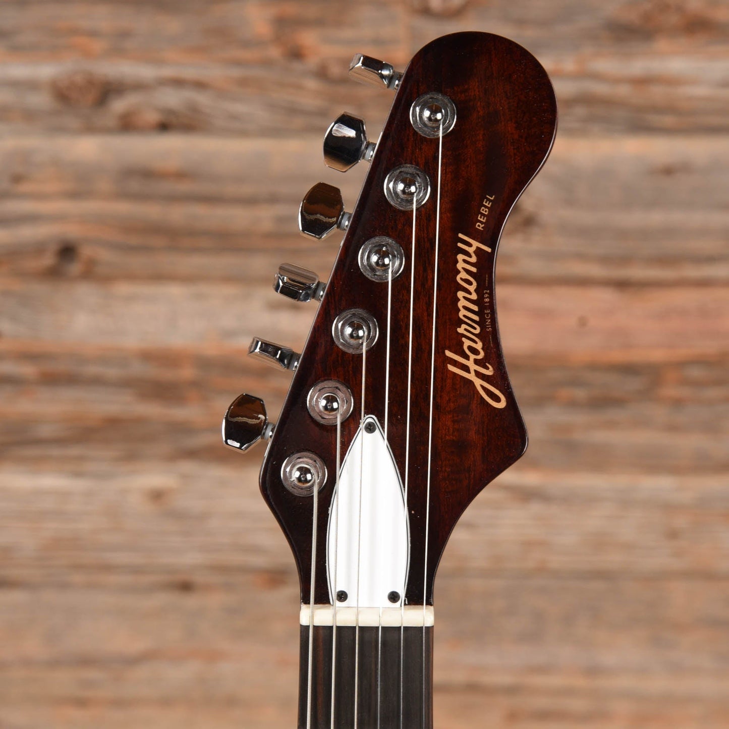 Harmony Rebel Pearl White Electric Guitars / Solid Body