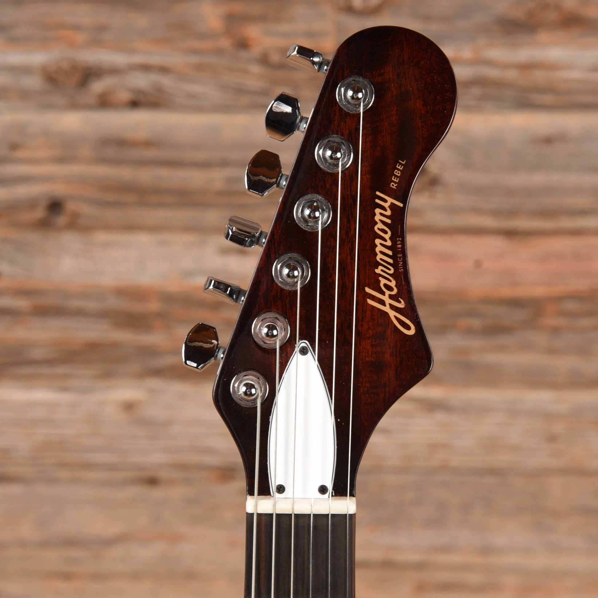 Harmony Rebel Pearl White Electric Guitars / Solid Body