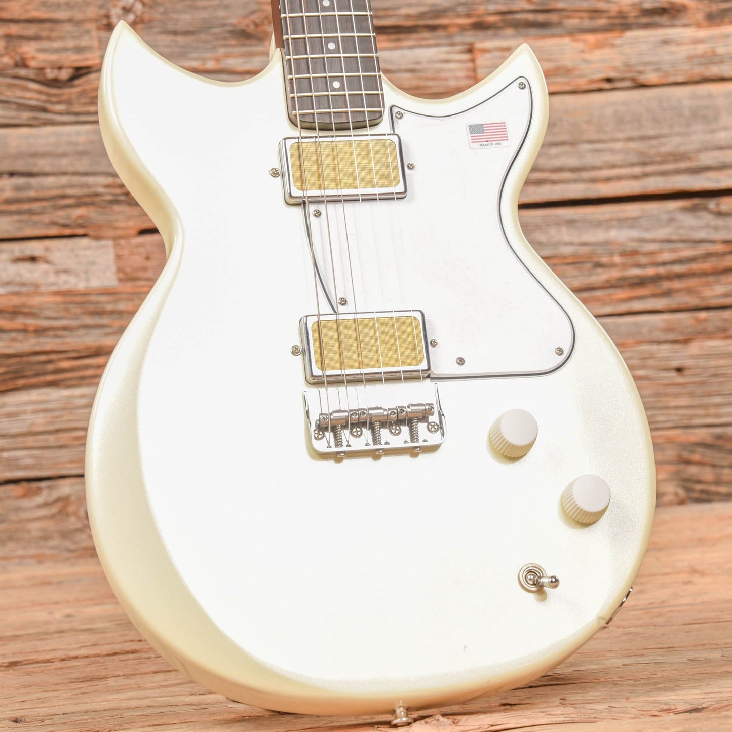 Harmony Rebel Pearl White Electric Guitars / Solid Body