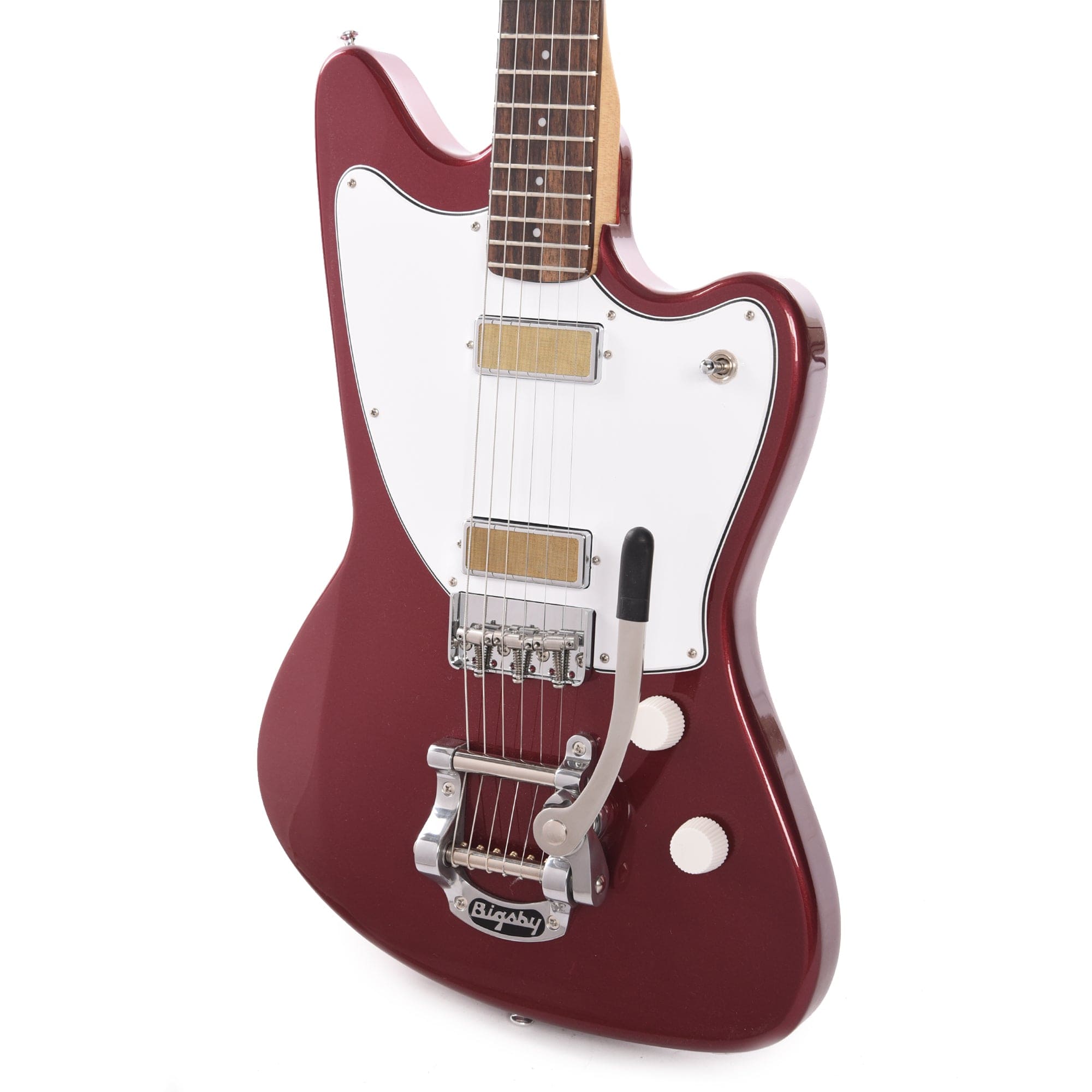 ギター Harmony Silhouette W/BIGSBY BURGUNDY Harmony Silhouette Electric Guitar with Bigsby - Burgundy with