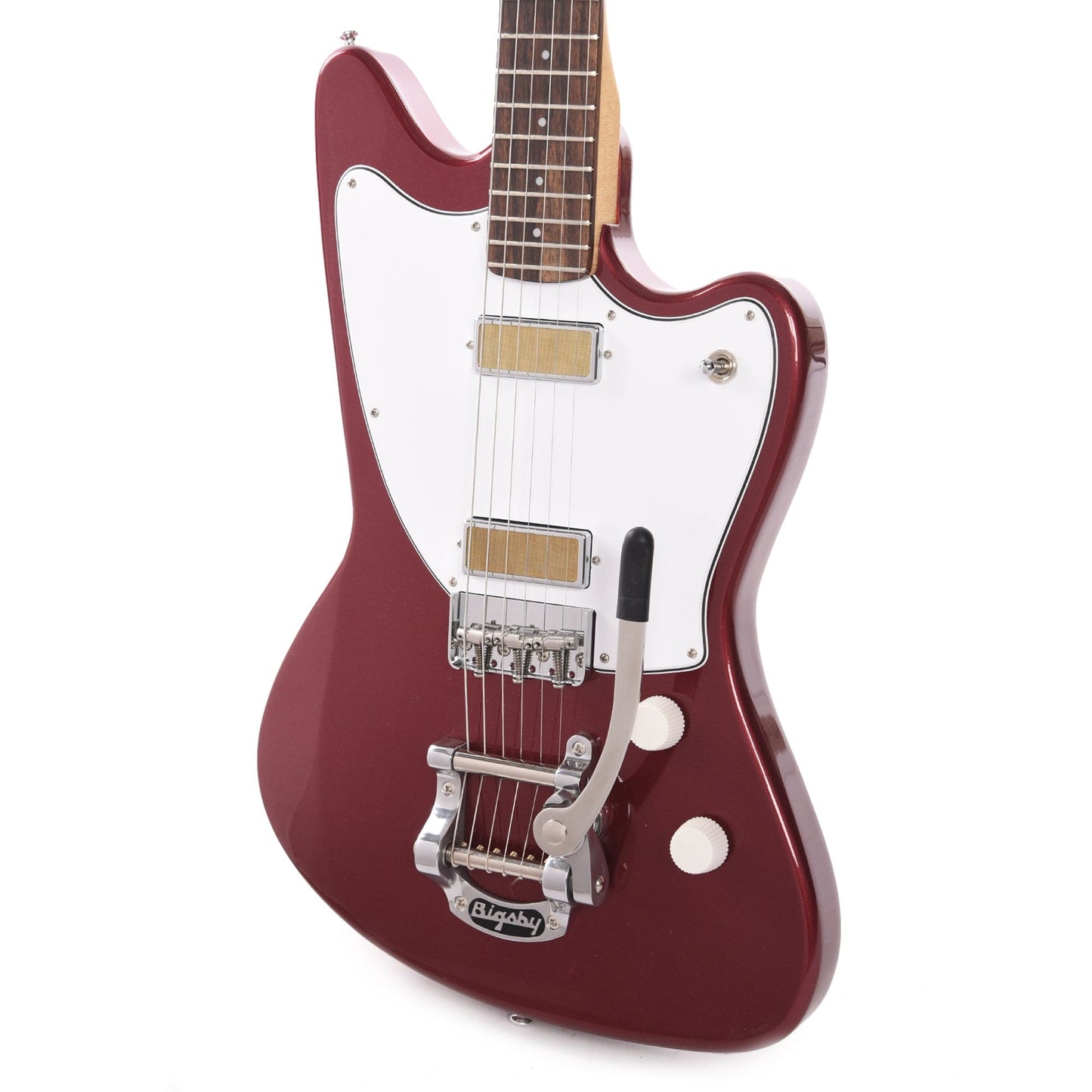 Harmony Silhouette Burgundy w/Bigsby Electric Guitars / Solid Body