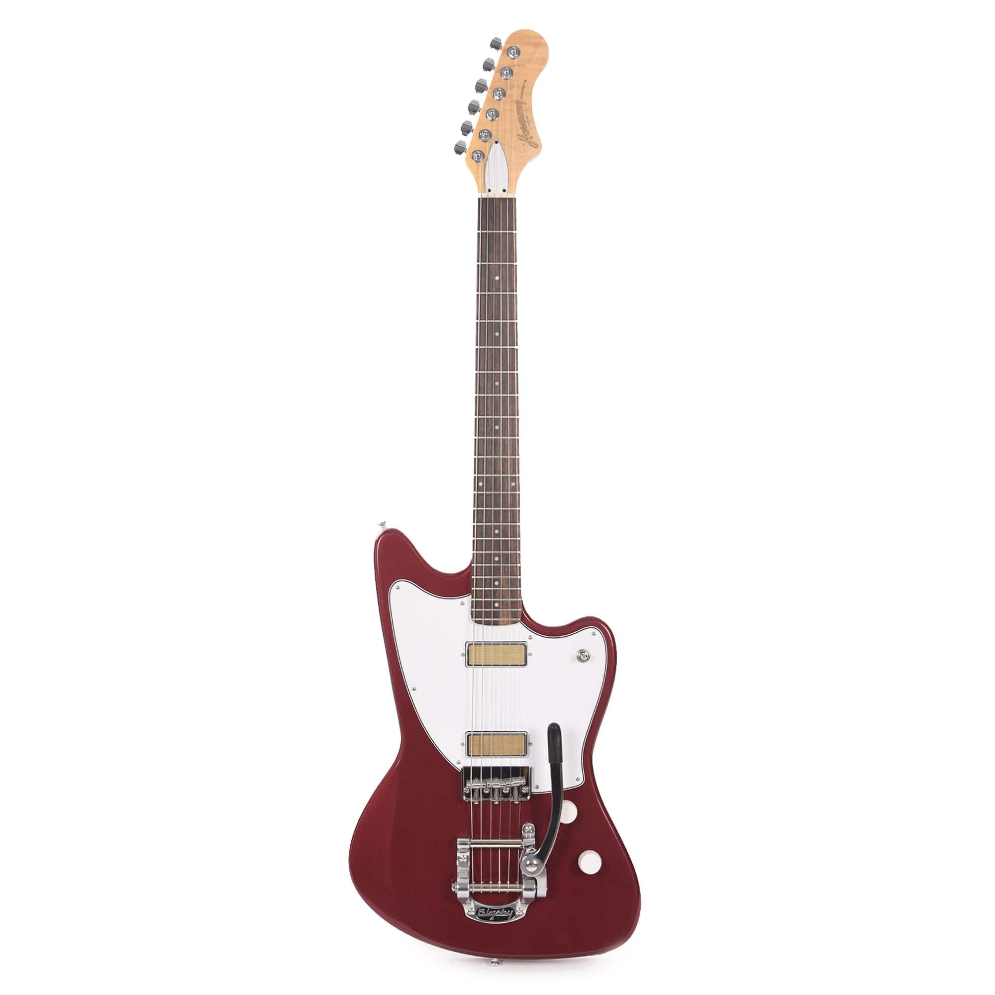 Harmony Silhouette Burgundy w/Bigsby – Chicago Music Exchange