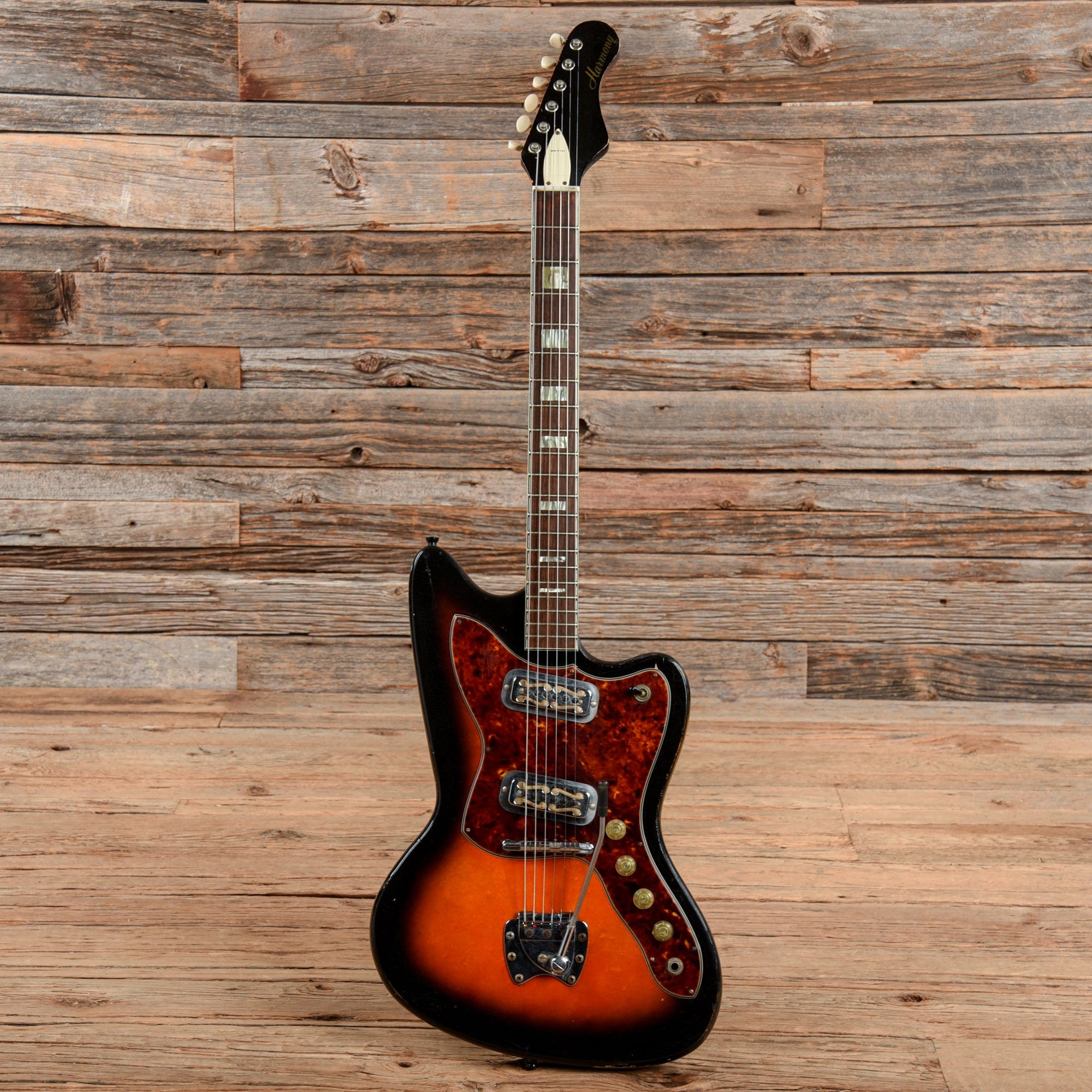 Harmony Silhouette Sunburst 1965 Electric Guitars / Solid Body