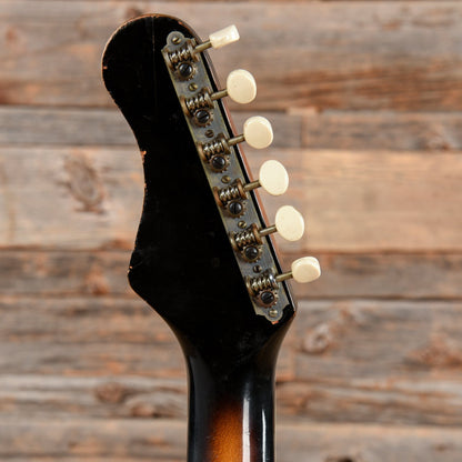 Harmony Silhouette Sunburst 1965 Electric Guitars / Solid Body