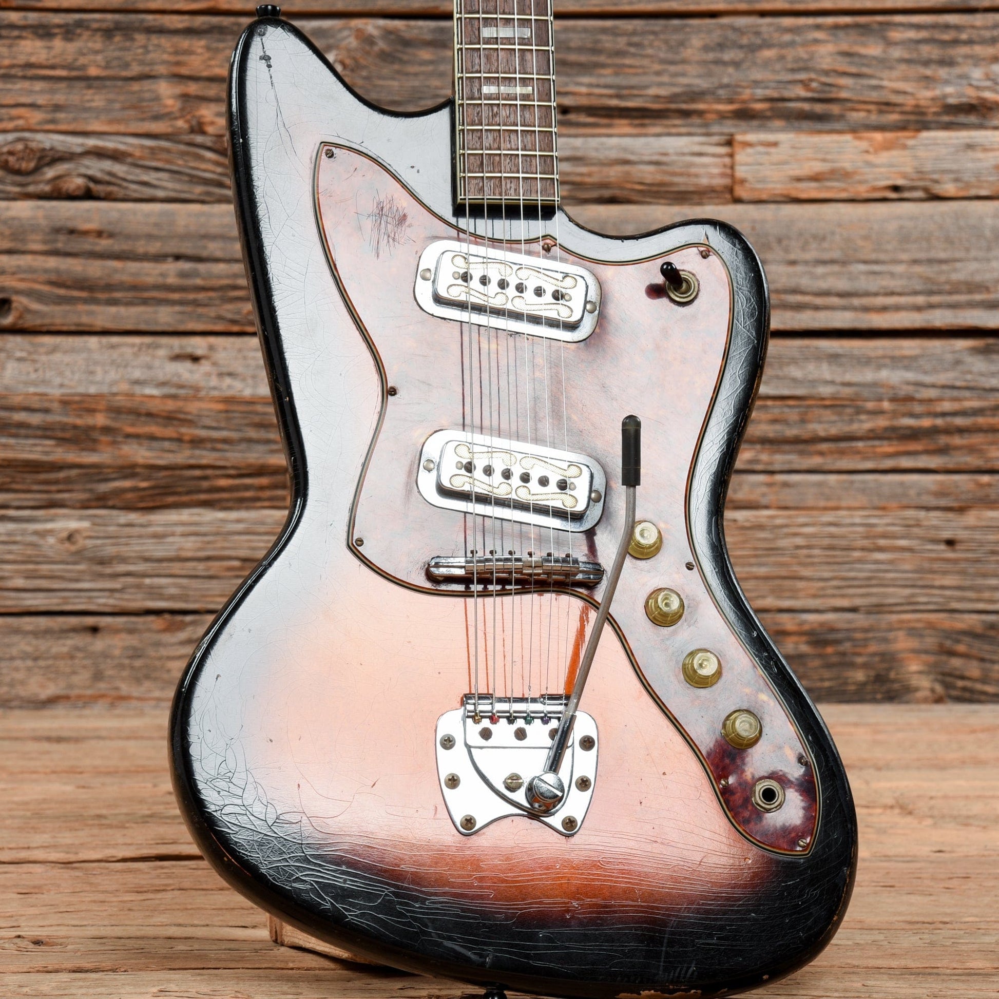 Harmony Silhouette Sunburst 1965 Electric Guitars / Solid Body