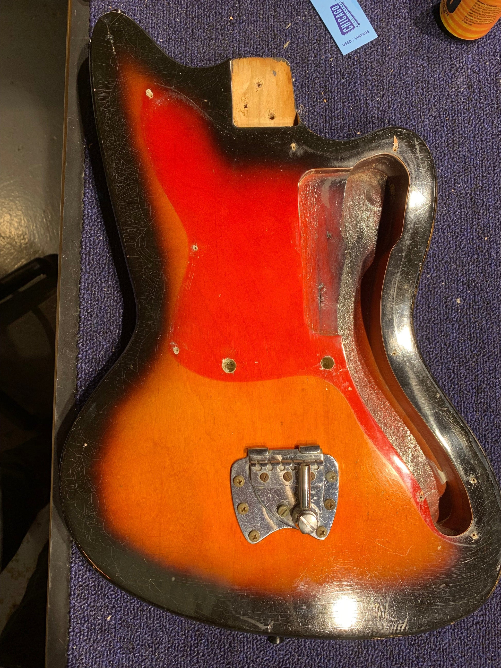 Harmony Silhouette Sunburst 1965 Electric Guitars / Solid Body