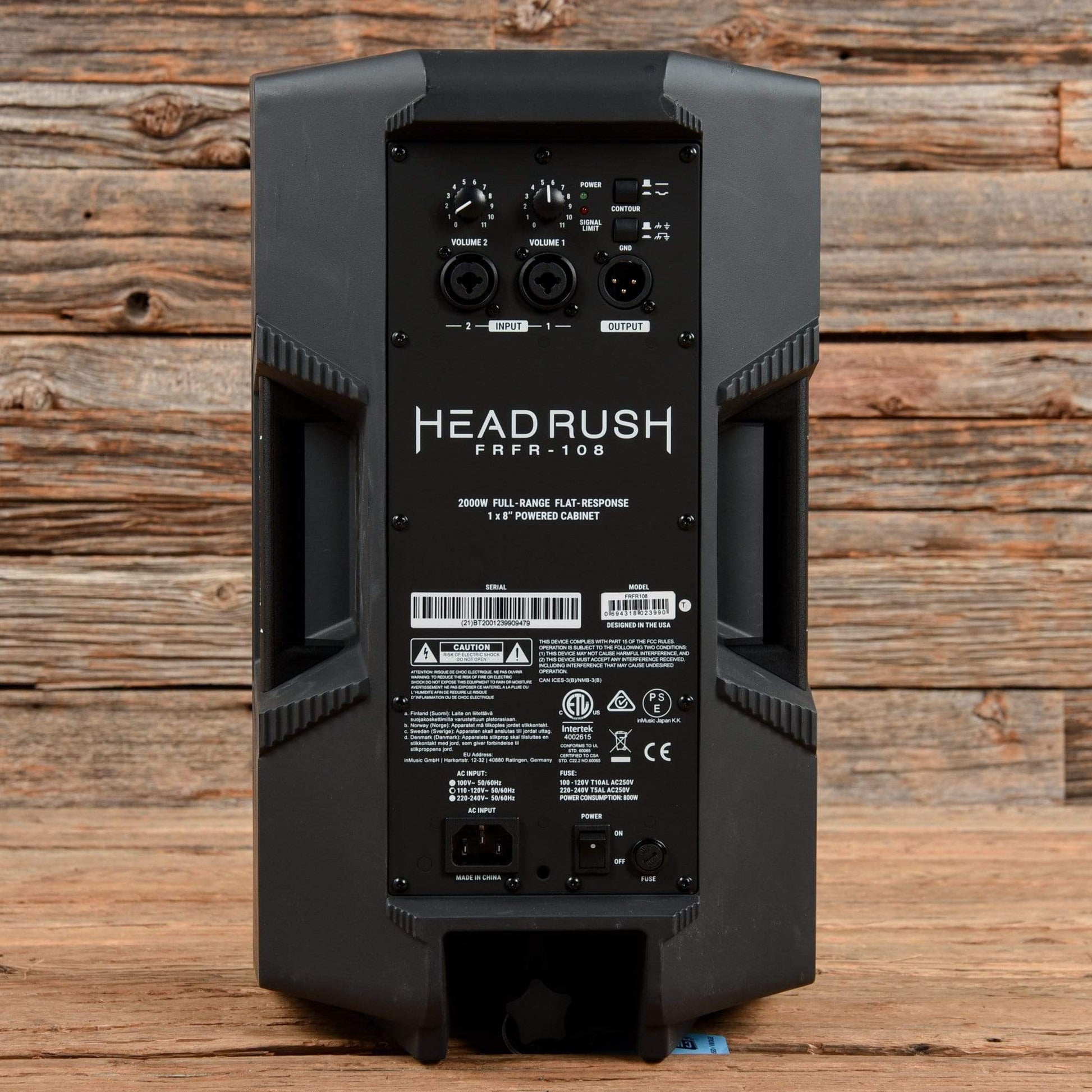 Headrush FRFR-108 2000w 1x8 Powered Guitar Cabinet  2021 Amps / Guitar Cabinets