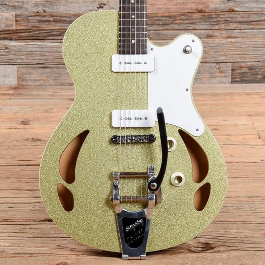 Heatley Retromatic Korina Gold Sparkle 2014 Electric Guitars / Semi-Hollow