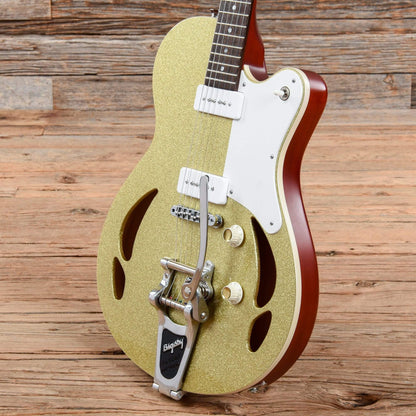 Heatley Retromatic Korina Gold Sparkle 2014 Electric Guitars / Semi-Hollow