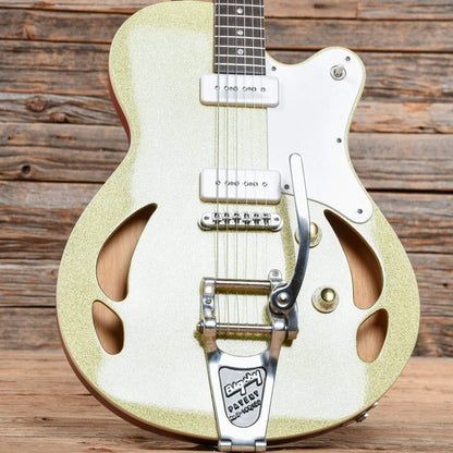 Heatley Retromatic Korina Gold Sparkle 2014 Electric Guitars / Semi-Hollow