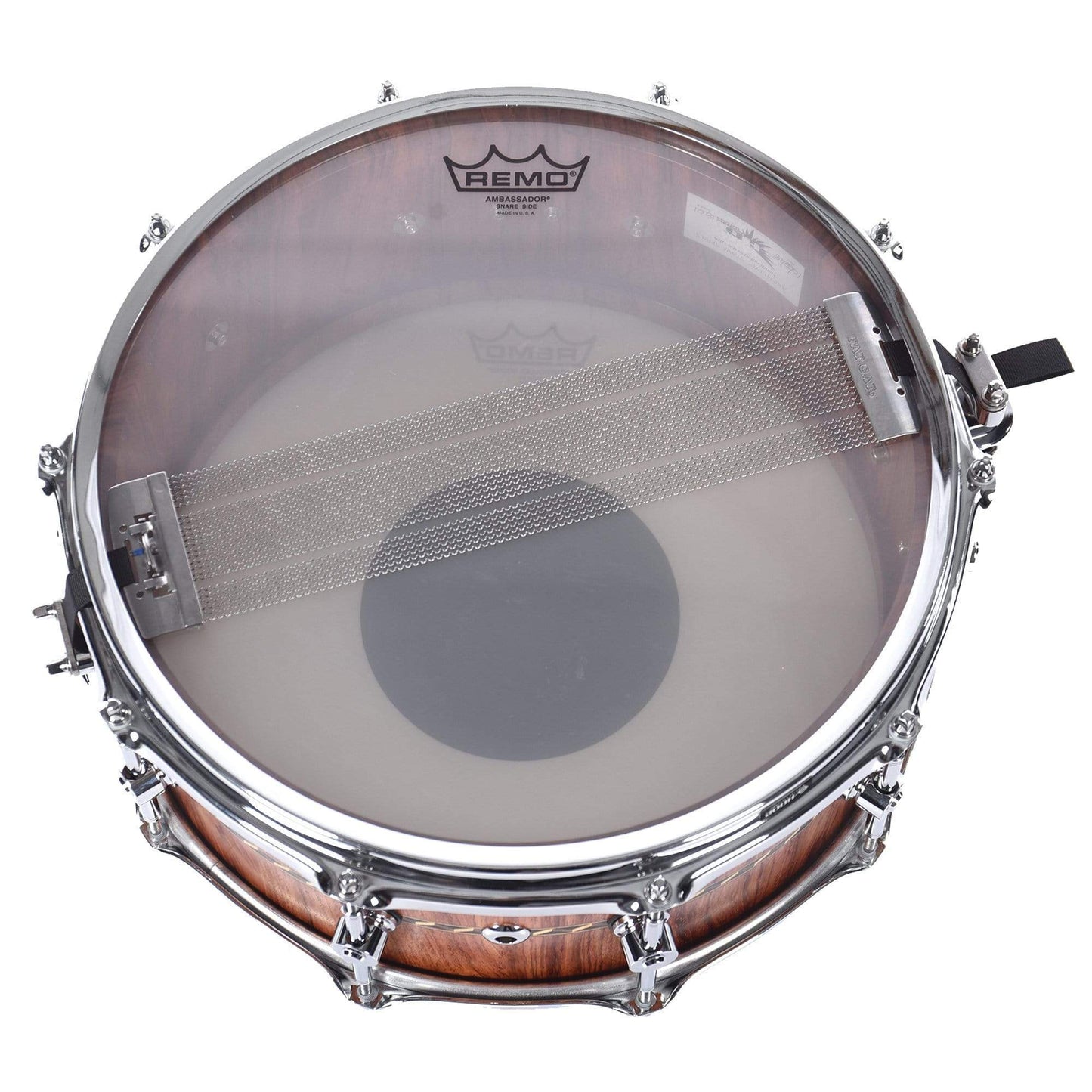 Hendrix 6x14 Satin Bubinga Snare Drum w/ 3D Wood Inlay Drums and Percussion / Acoustic Drums / Snare