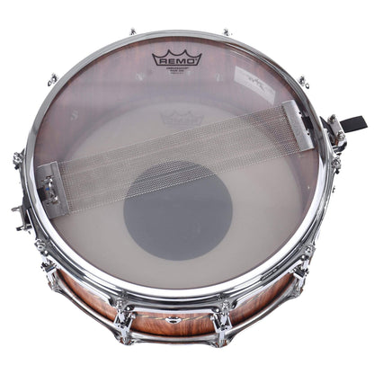 Hendrix 6x14 Satin Bubinga Snare Drum w/ 3D Wood Inlay Drums and Percussion / Acoustic Drums / Snare