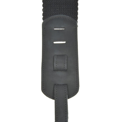 Henry Heller 3" Strap Soft Woven Cotton Black Accessories / Straps