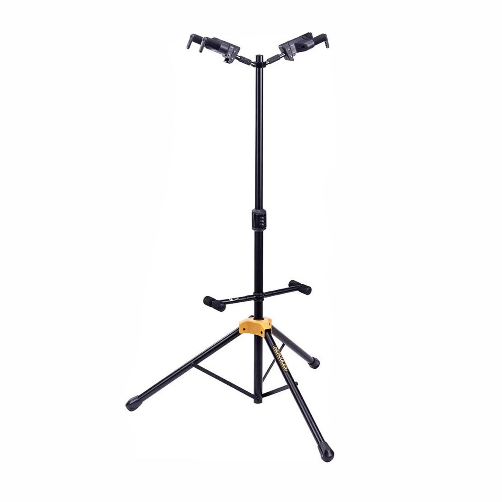 Hercules Plus Series Universal AutoGrip Duo Guitar Stand w/Foldable Backrest Accessories / Stands