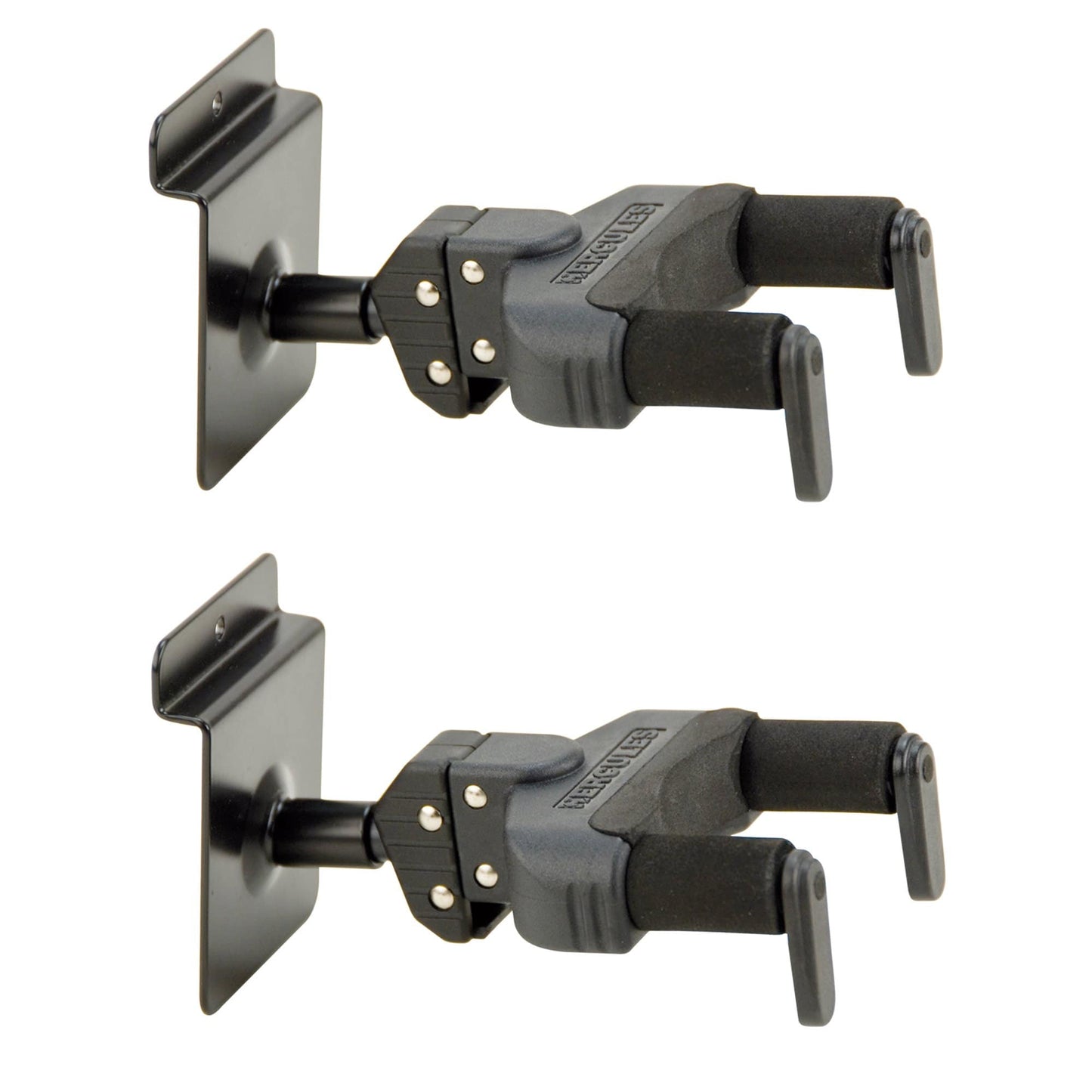 Hercules Slatwall Guitar Hanger Short 2 Pack Bundle Accessories / Stands