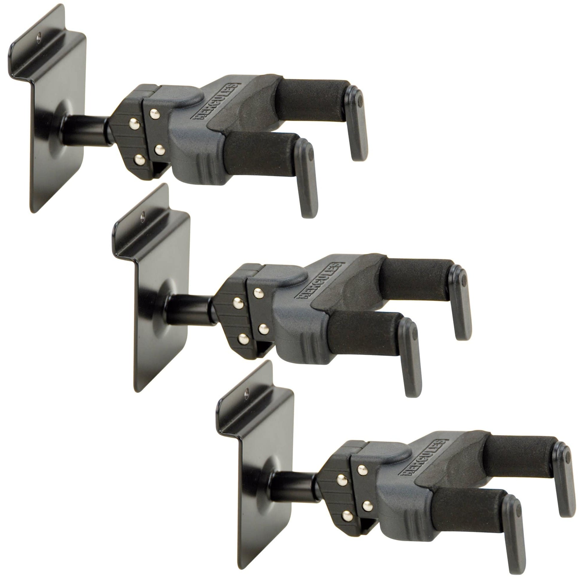 Hercules Slatwall Guitar Hanger Short 3 Pack Bundle Accessories / Stands