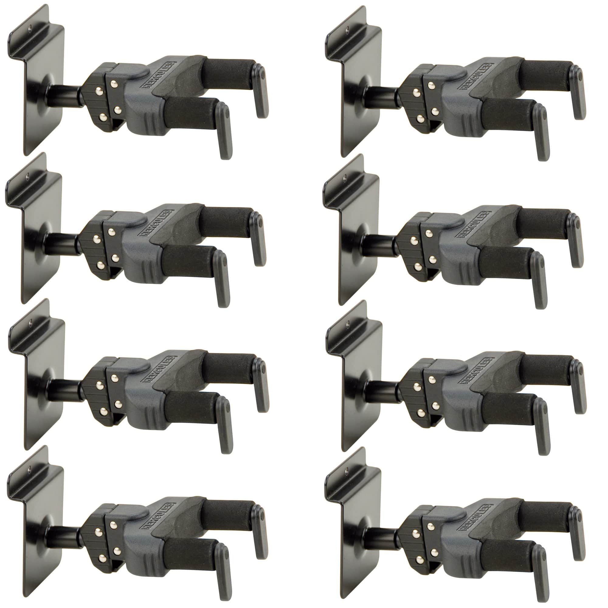 Hercules Slatwall Guitar Hanger Short 8 Pack Bundle Chicago Music