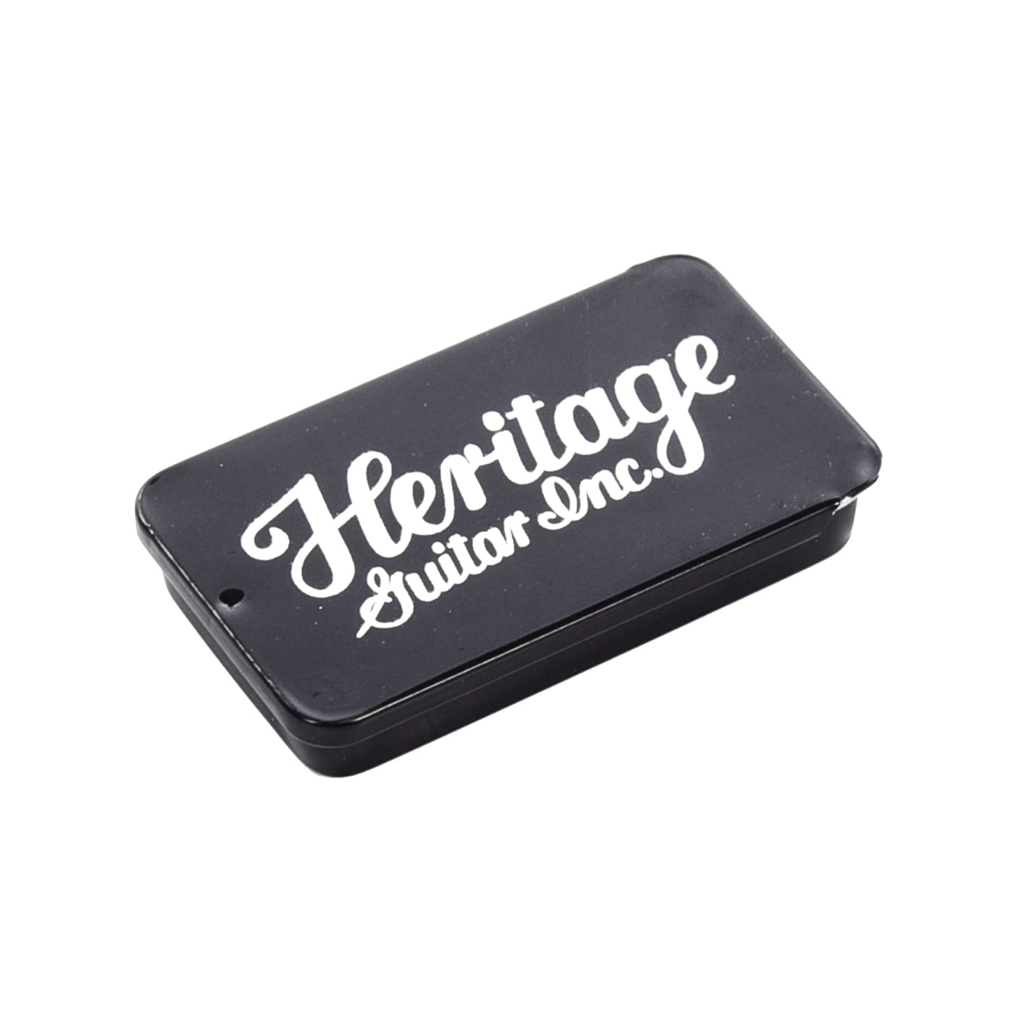 Heritage Guitars Celluloid Black Vintage Guitar Pick Heavy 12-Pick Tin Accessories / Picks