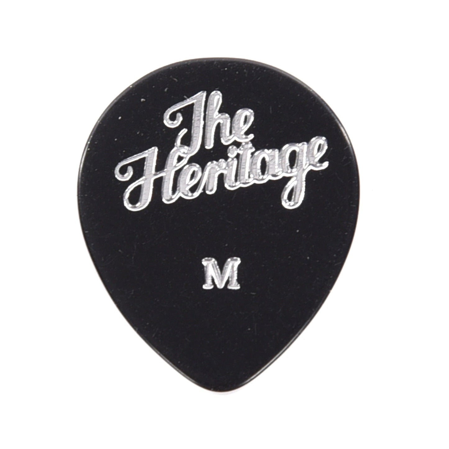 Heritage Guitars Celluloid Black Vintage Guitar Pick Medium 12-Pick Tin Accessories / Picks