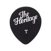 Heritage Guitars Celluloid Black Vintage Guitar Pick Thin 12-Pick Tin Accessories / Picks