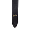 Heritage Premium Leather Guitar Strap Black Accessories / Straps