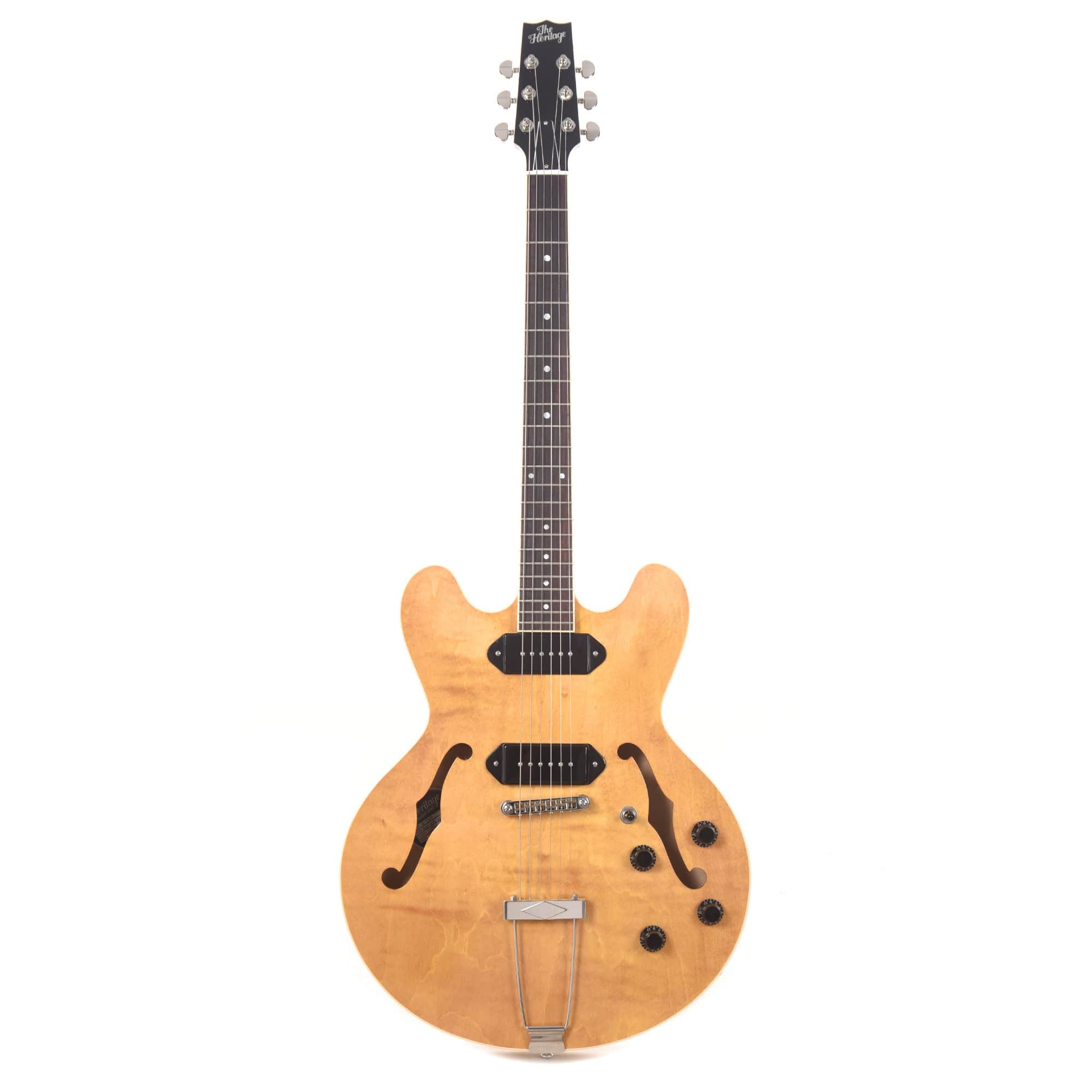 Heritage H-530 Hollow Body Antique Natural Electric Guitars / Hollow Body