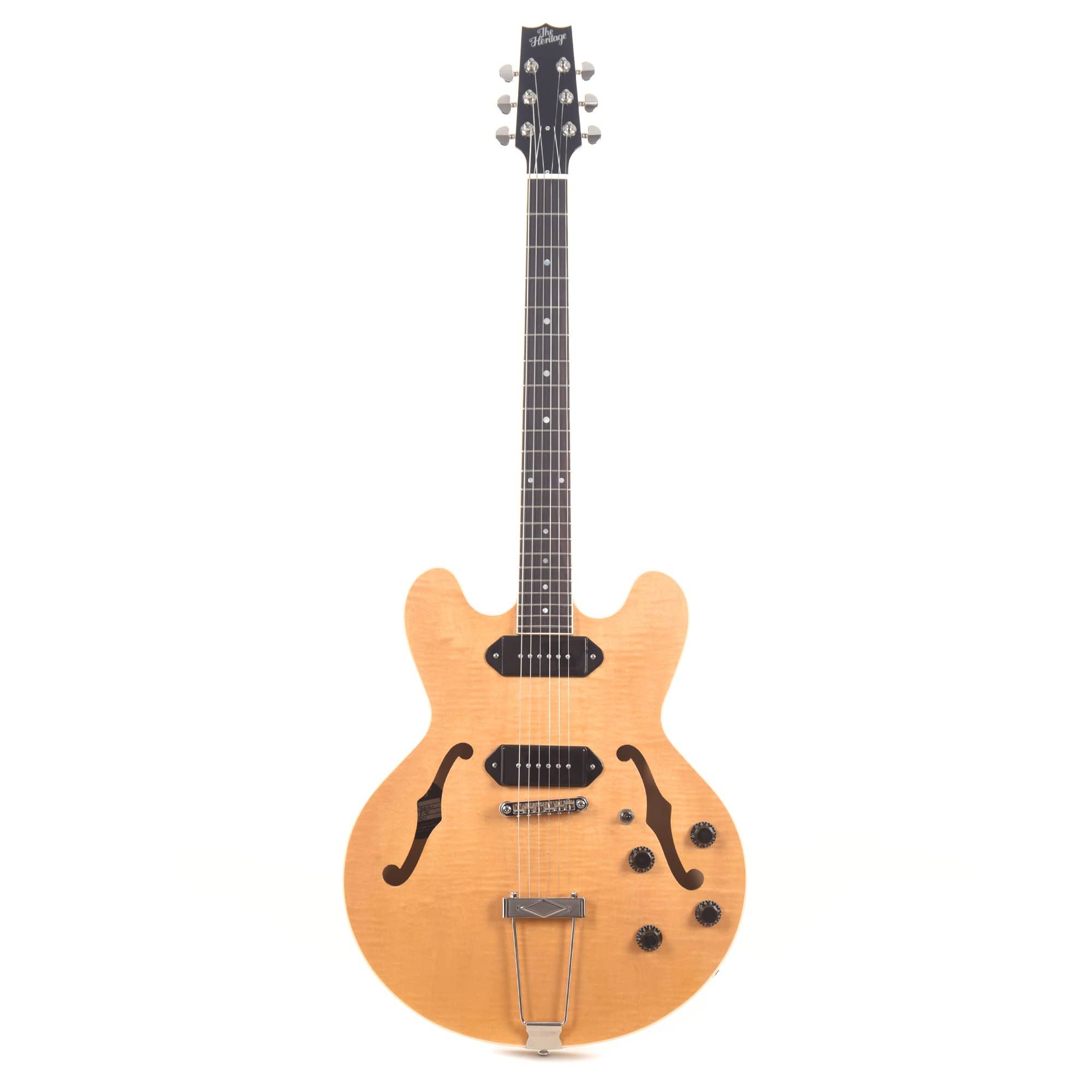 Heritage H-530 Hollow Body Antique Natural Electric Guitars / Hollow Body