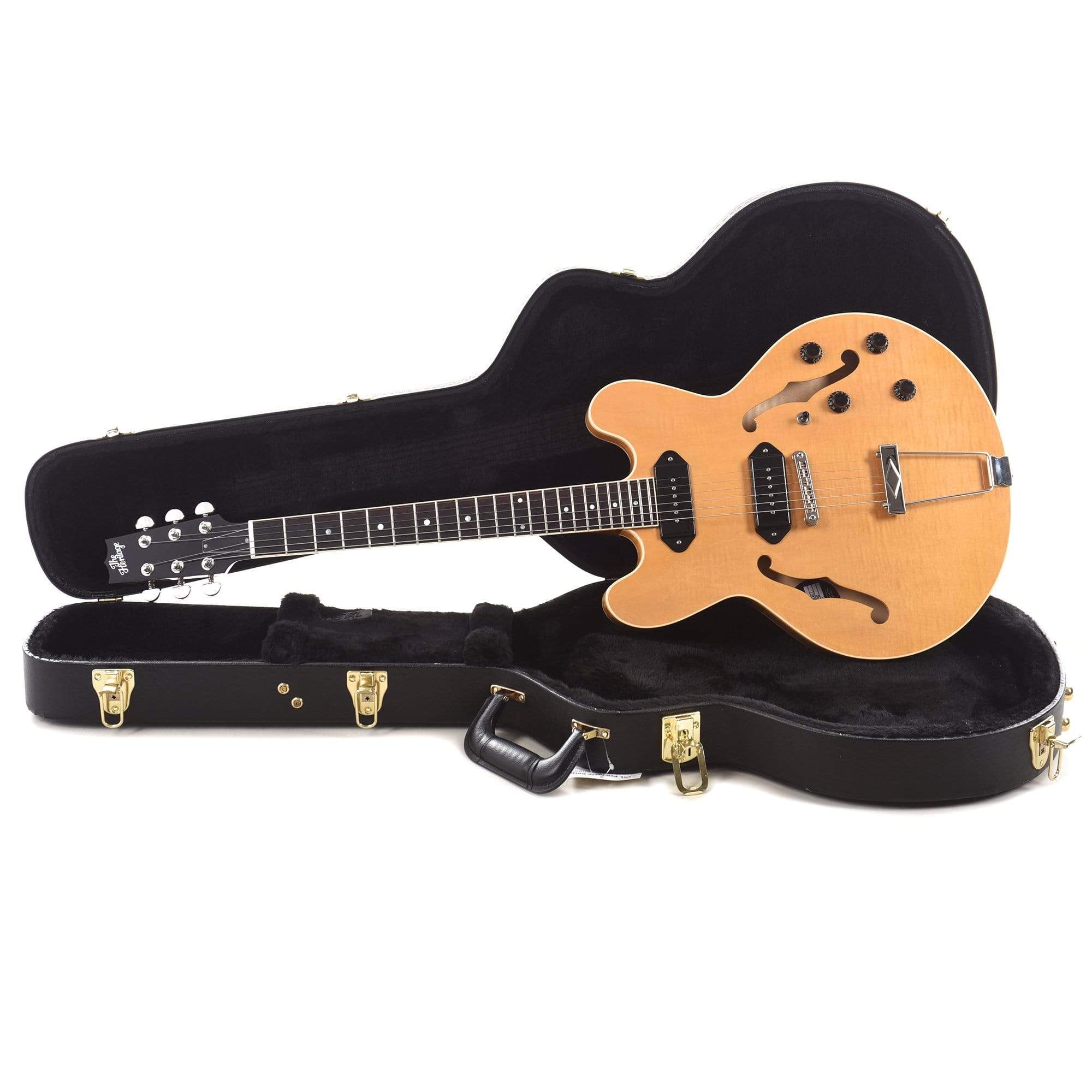 Heritage H-530 Hollow Body Antique Natural Electric Guitars / Hollow Body