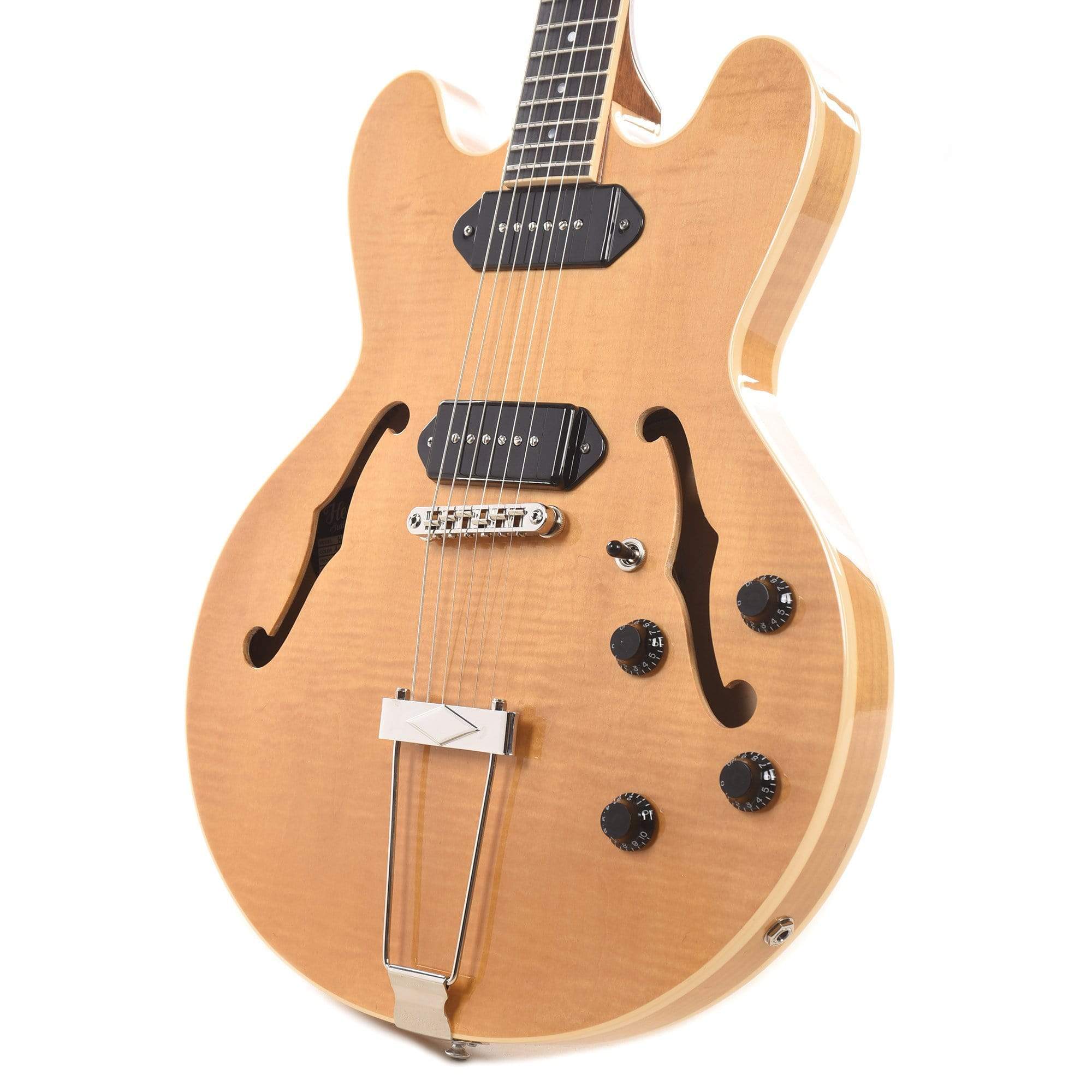 Heritage H-530 Hollow Body Antique Natural Electric Guitars / Hollow Body