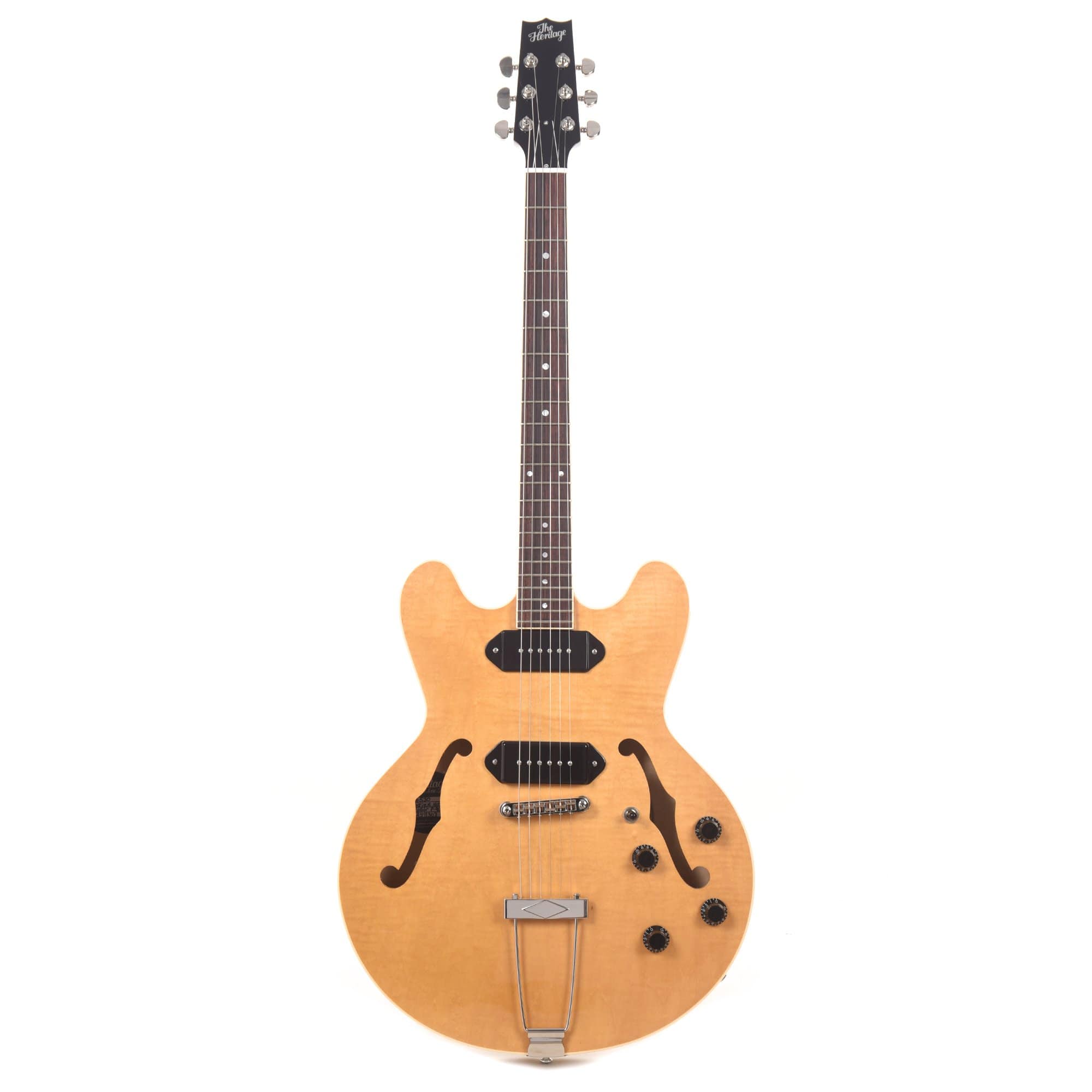 Heritage H-530 Hollow Body Antique Natural Electric Guitars / Hollow Body