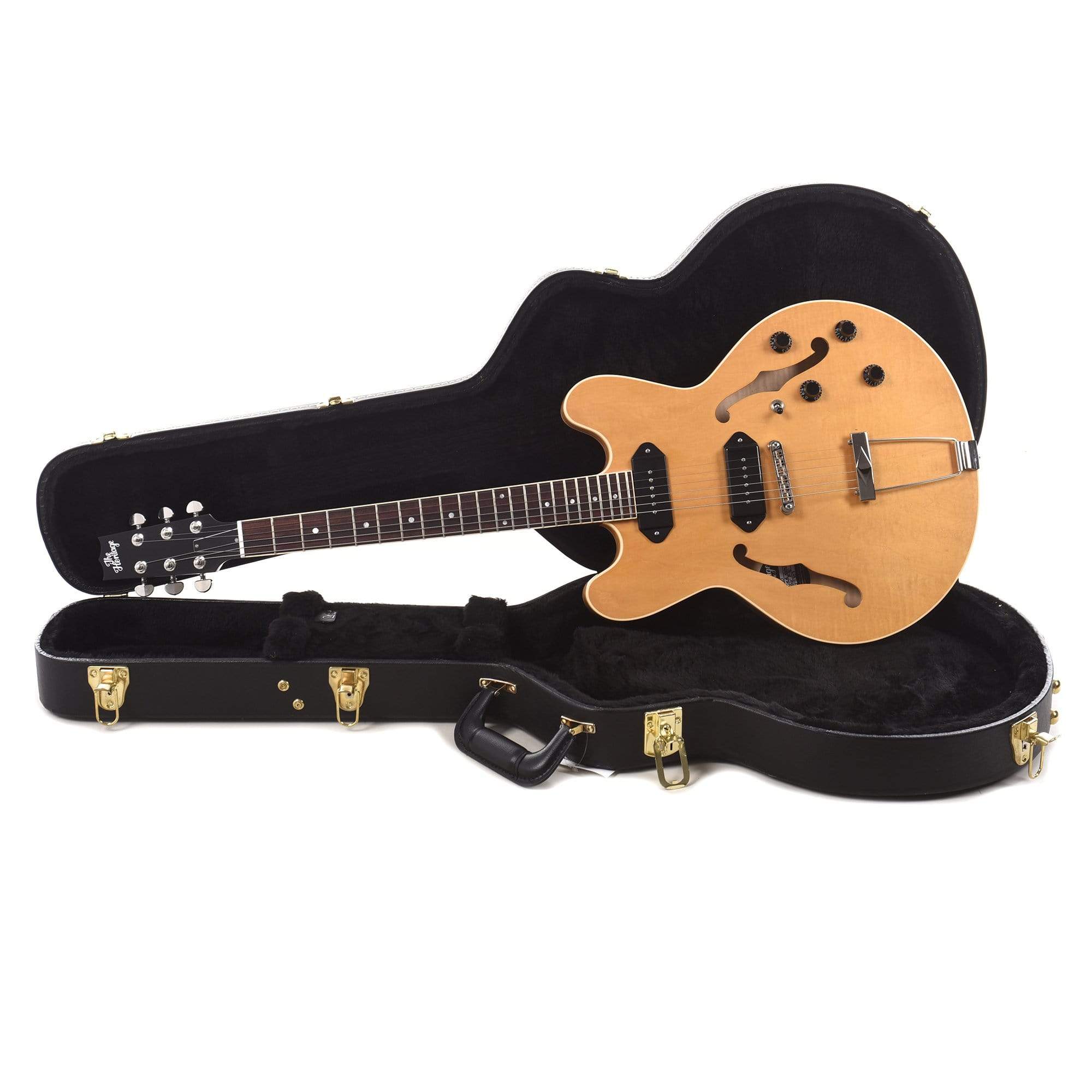 Heritage H-530 Hollow Body Antique Natural Electric Guitars / Hollow Body
