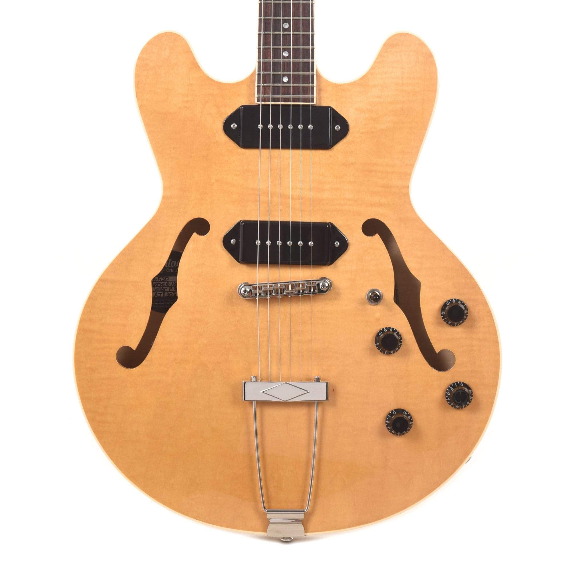 Heritage H-530 Hollow Body Antique Natural Electric Guitars / Hollow Body