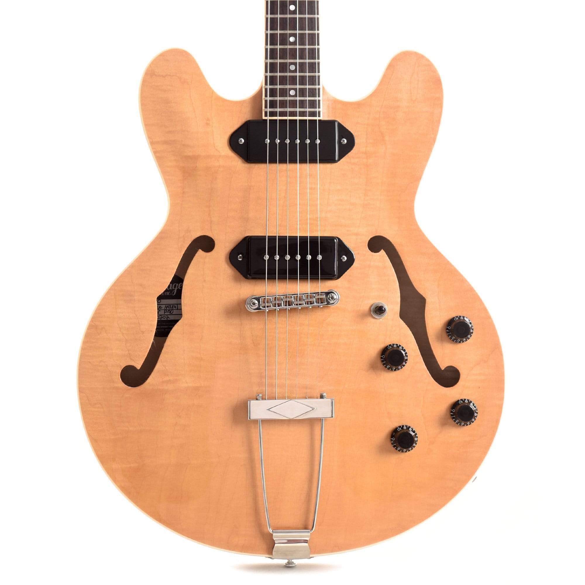 Heritage H-530 Hollow Body Antique Natural Electric Guitars / Hollow Body
