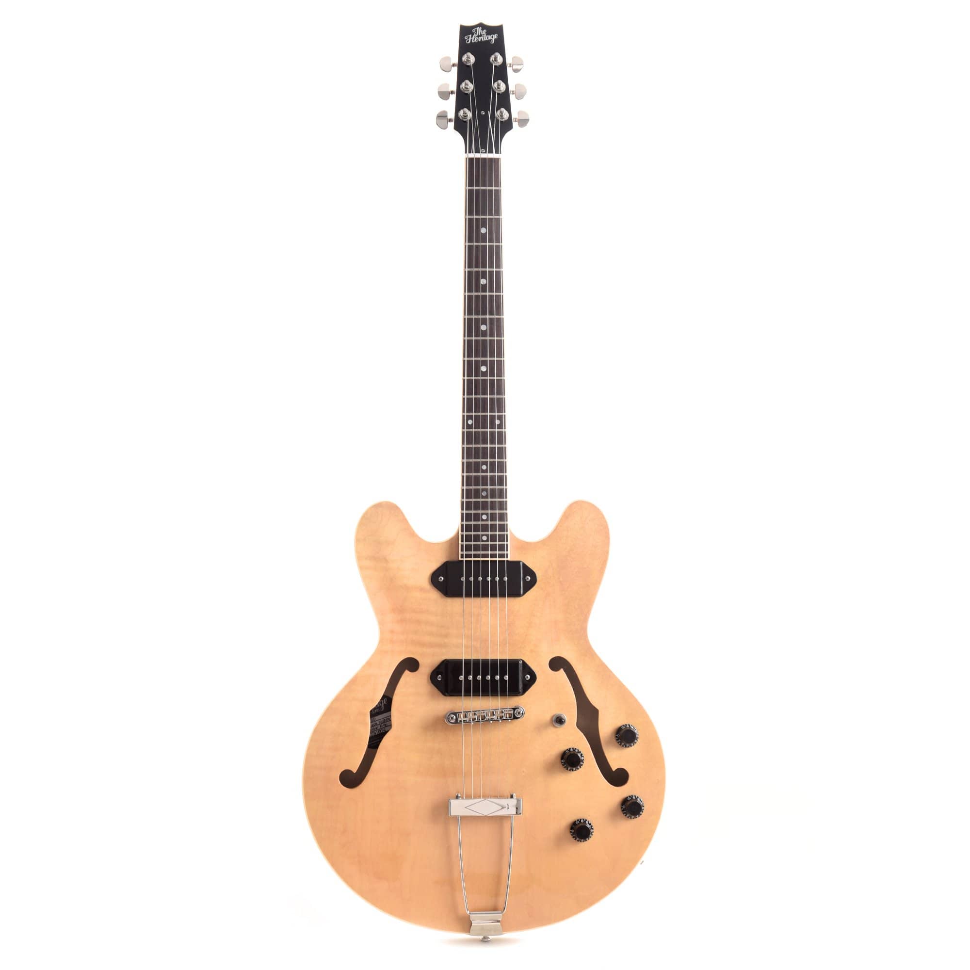 Heritage H-530 Hollow Body Antique Natural Electric Guitars / Hollow Body