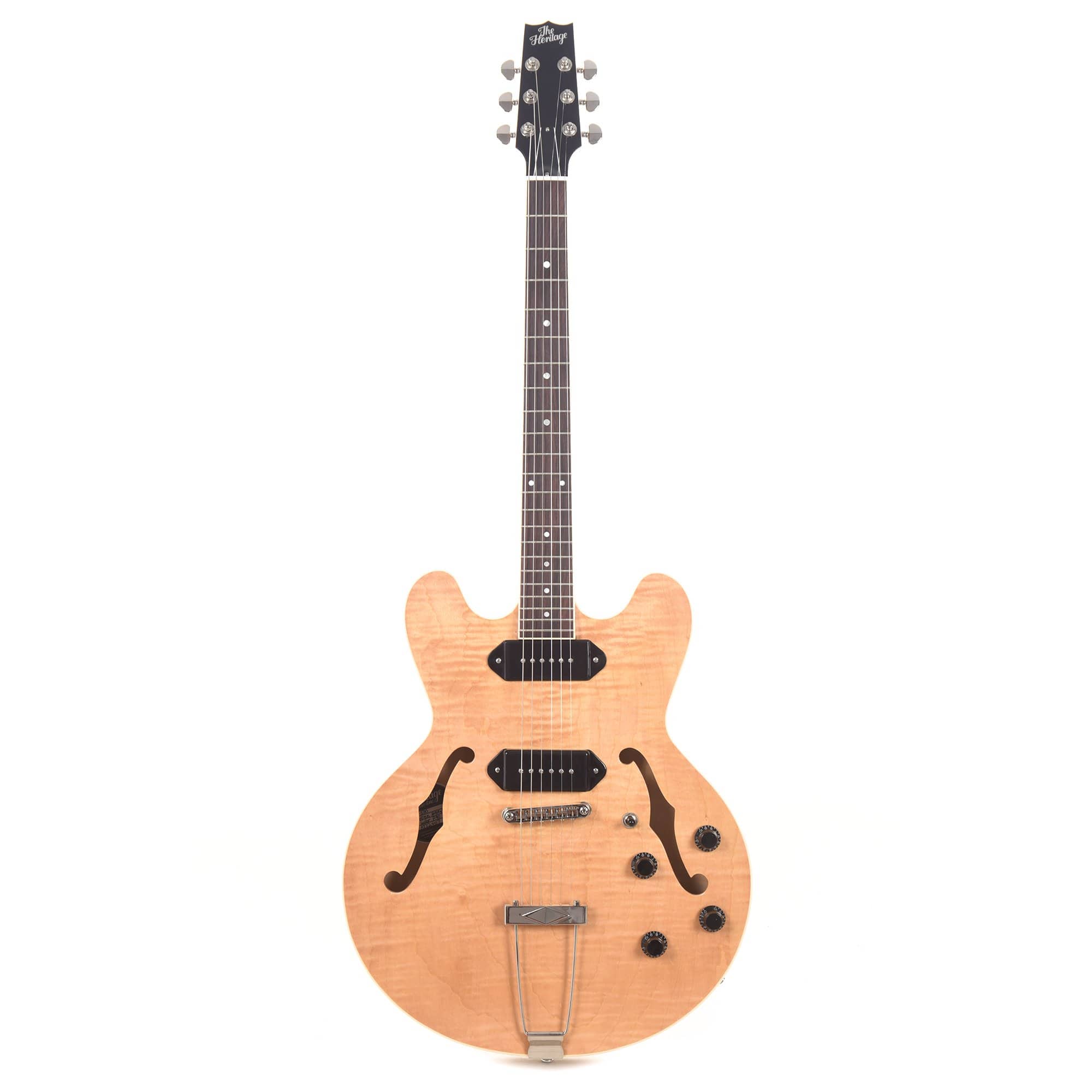 Heritage H-530 Hollow Body Antique Natural Electric Guitars / Hollow Body