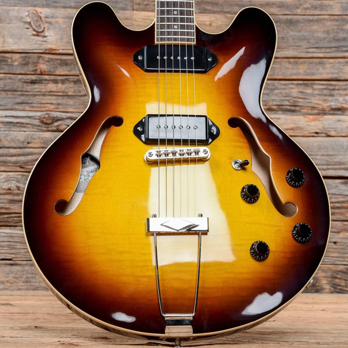 Heritage H-530 Hollow Body Original Sunburst Electric Guitars / Hollow Body