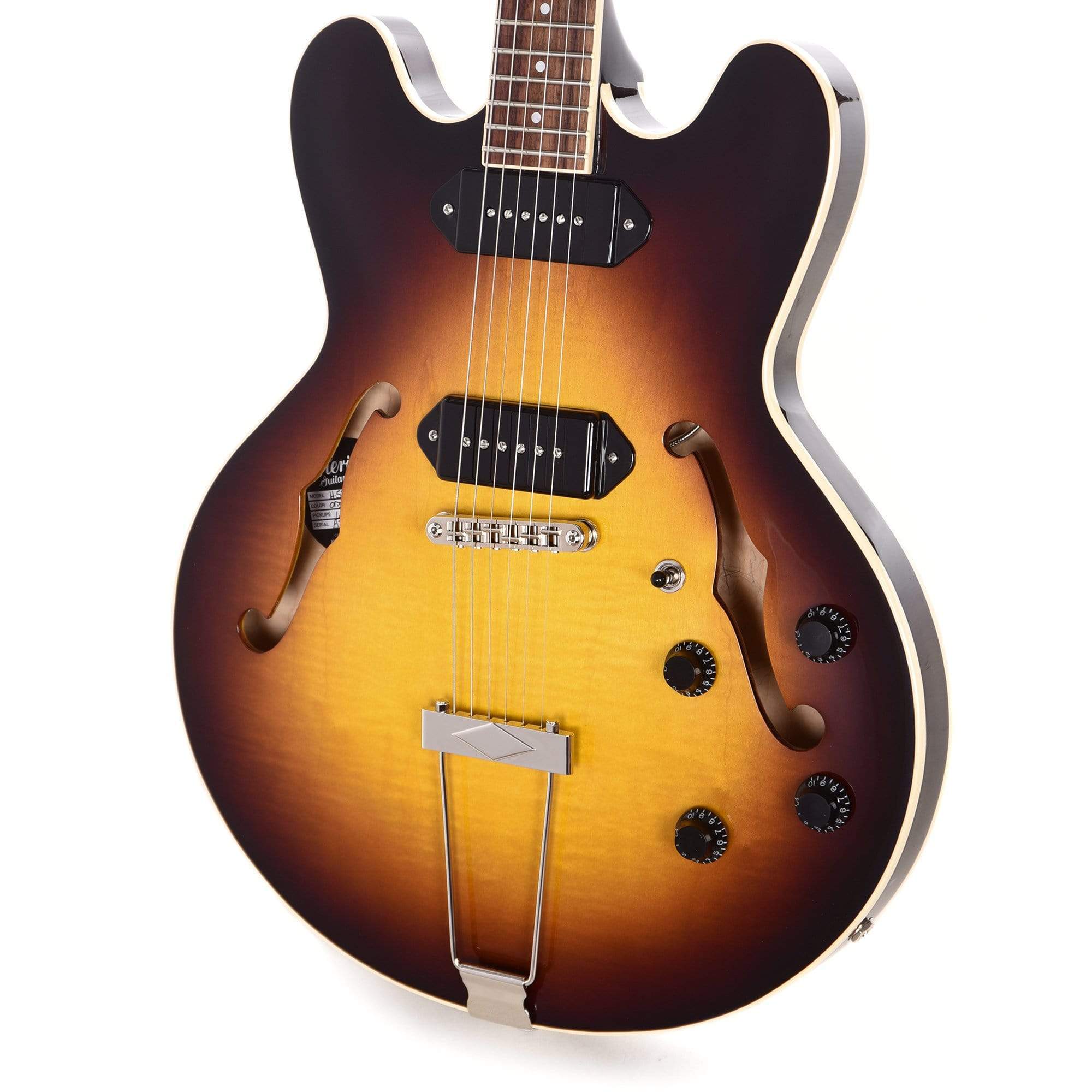 Heritage H-530 Hollow Body Original Sunburst Electric Guitars / Hollow Body