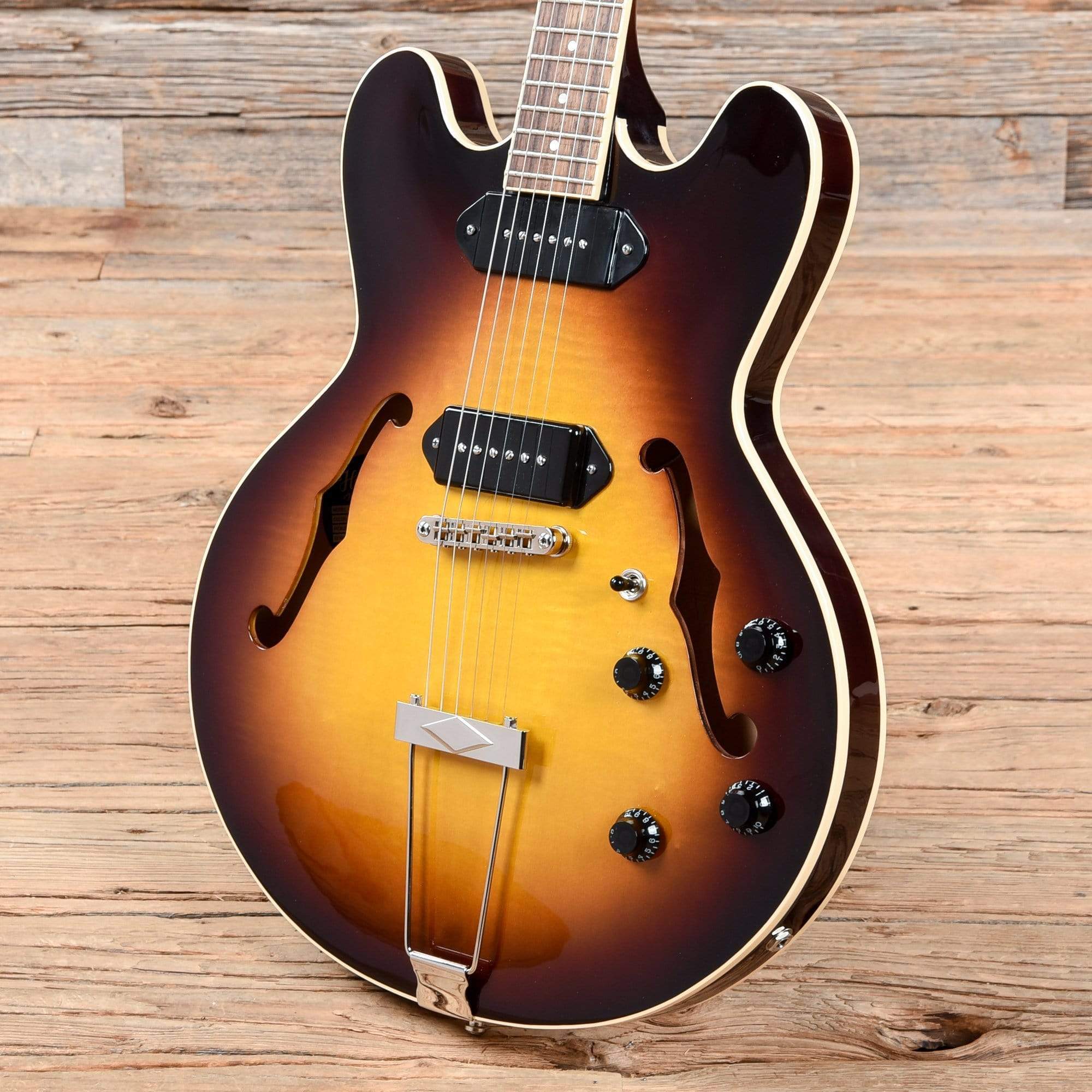 Heritage H-530 Hollow Body Original Sunburst Electric Guitars / Hollow Body