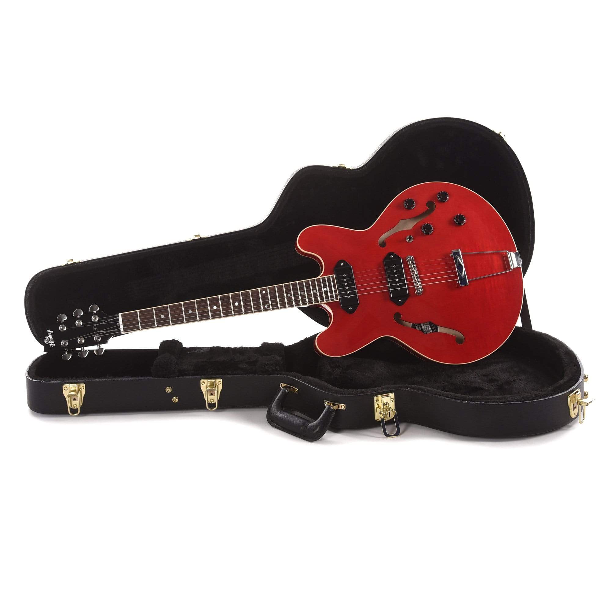 Heritage H-530 Hollow Body Translucent Cherry Electric Guitars / Hollow Body
