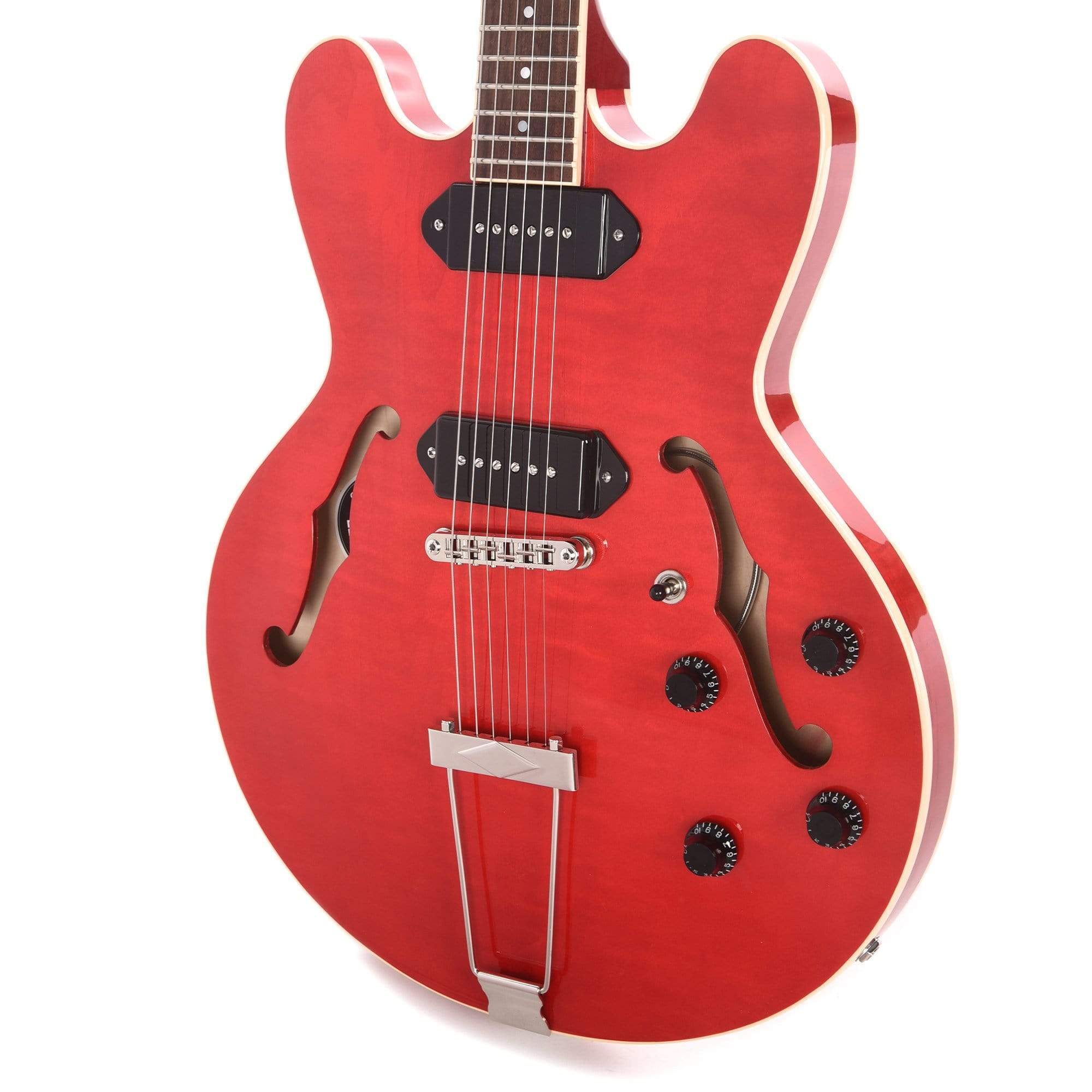 Heritage H-530 Hollow Body Translucent Cherry Electric Guitars / Hollow Body