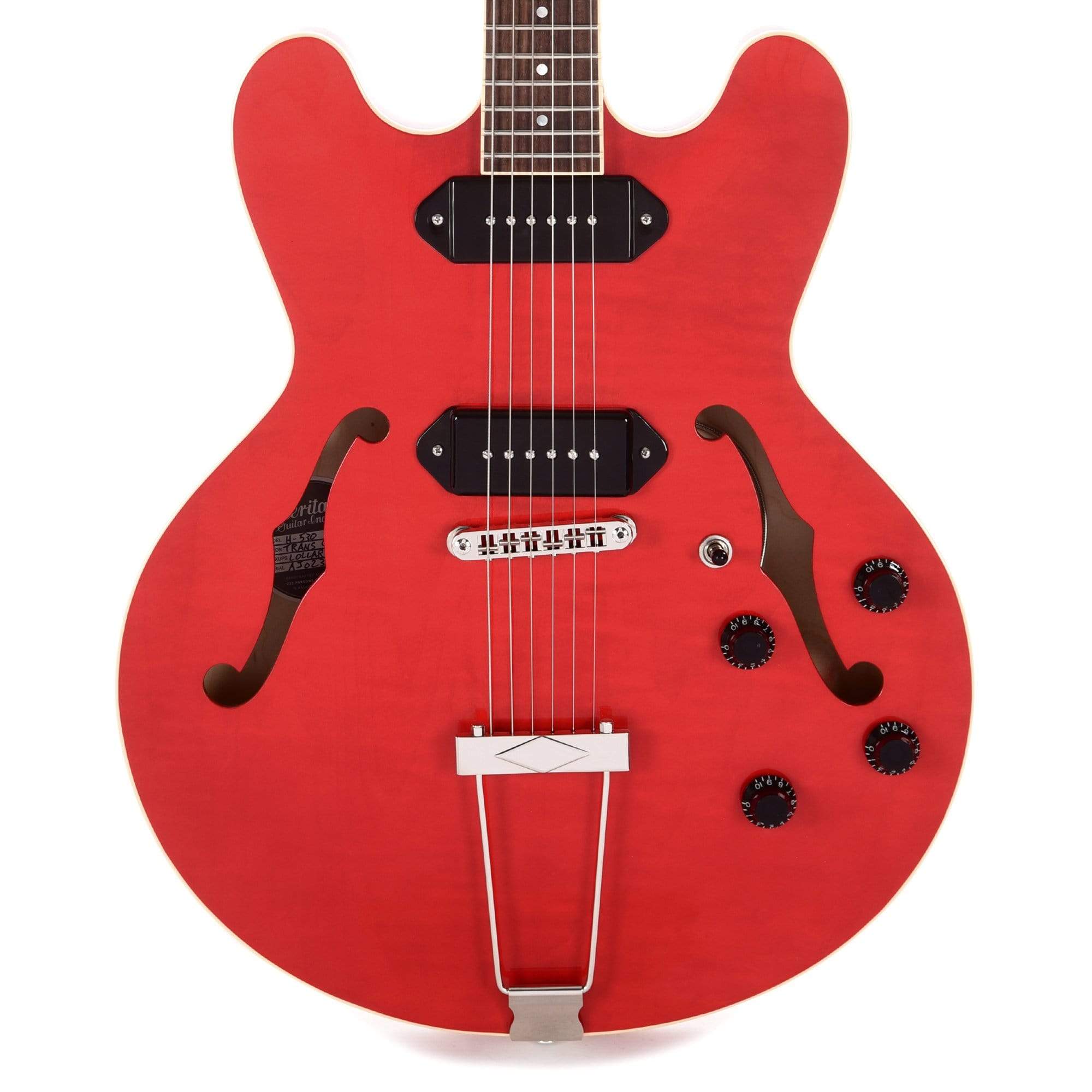 Heritage H-530 Hollow Body Translucent Cherry Electric Guitars / Hollow Body