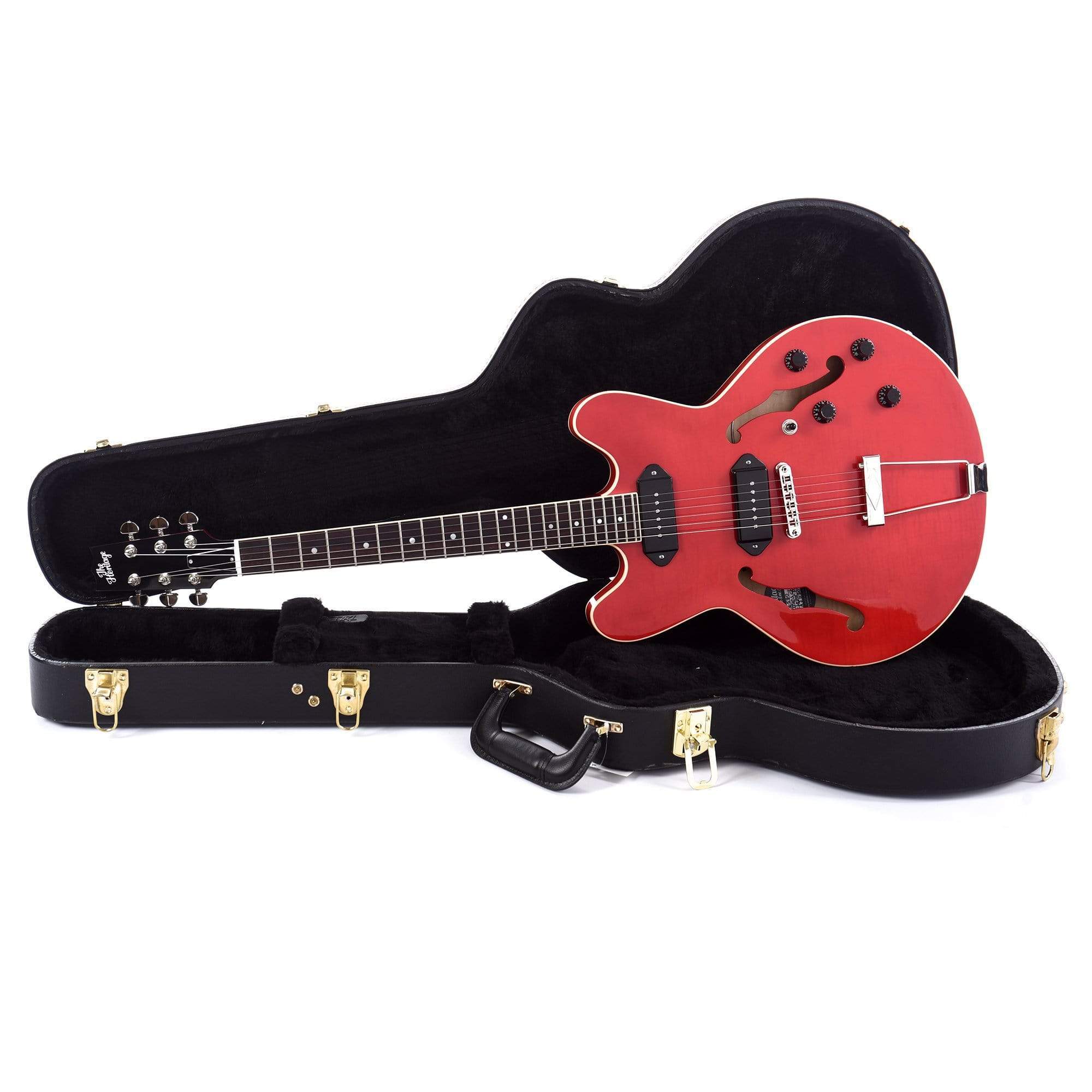 Heritage H-530 Hollow Body Translucent Cherry Electric Guitars / Hollow Body