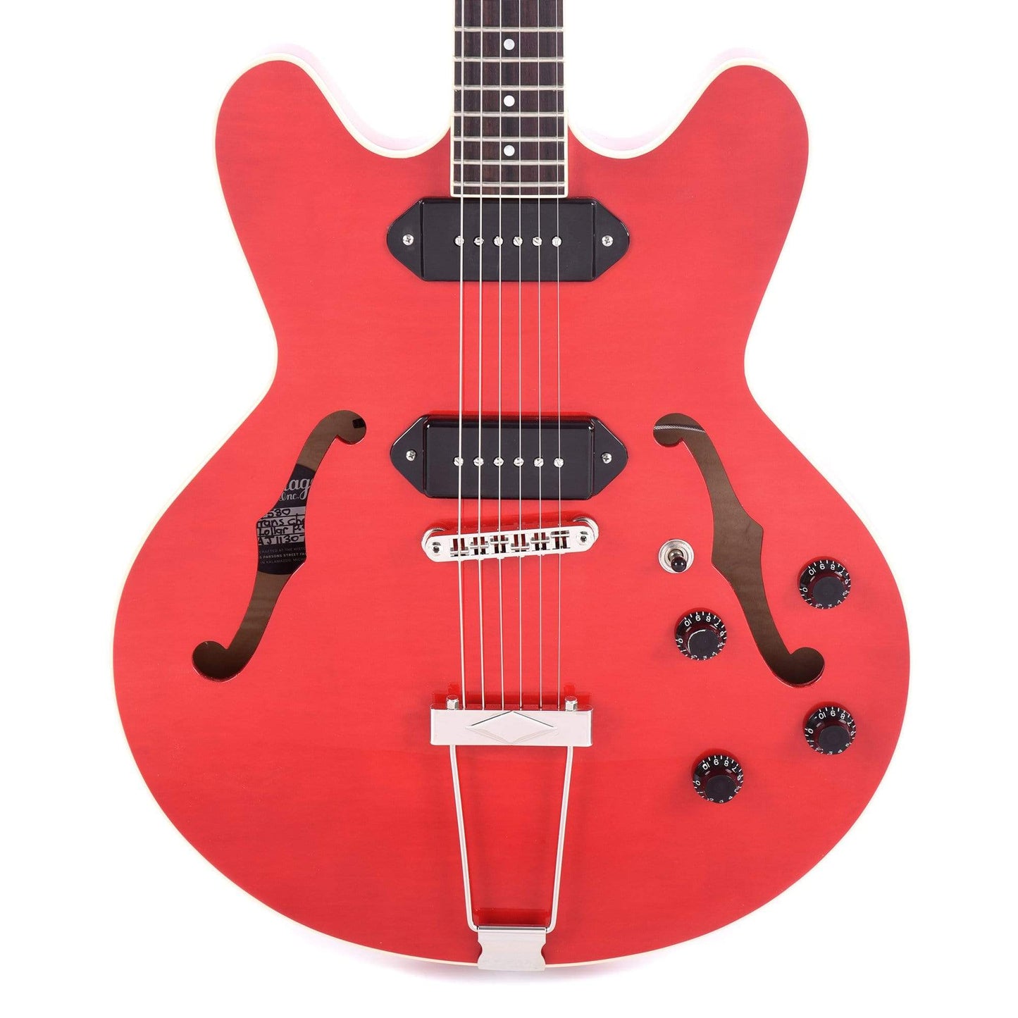 Heritage H-530 Hollow Body Translucent Cherry Electric Guitars / Hollow Body
