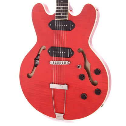 Heritage H-530 Hollow Body Translucent Cherry Electric Guitars / Hollow Body