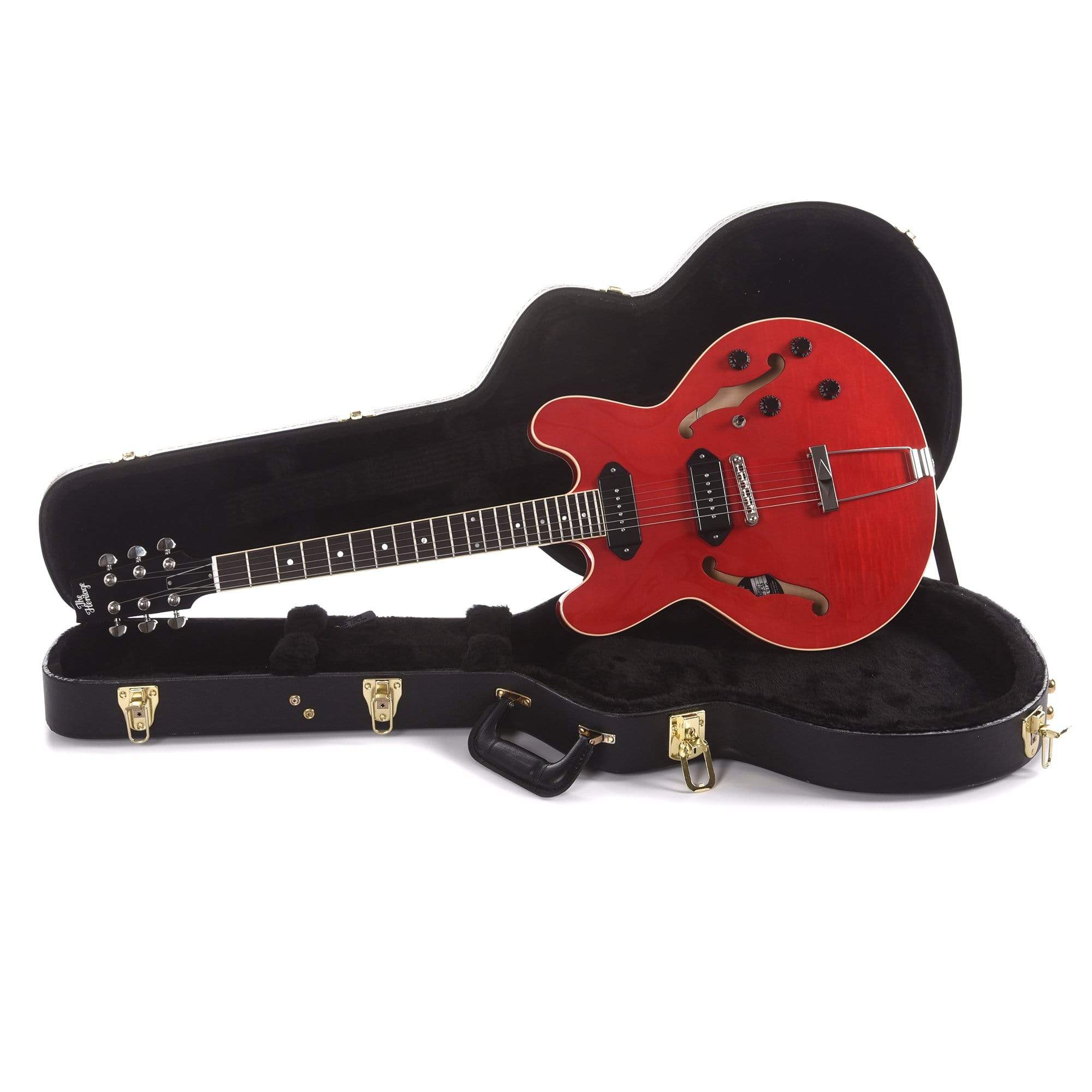 Heritage H-530 Hollow Body Translucent Cherry Electric Guitars / Hollow Body