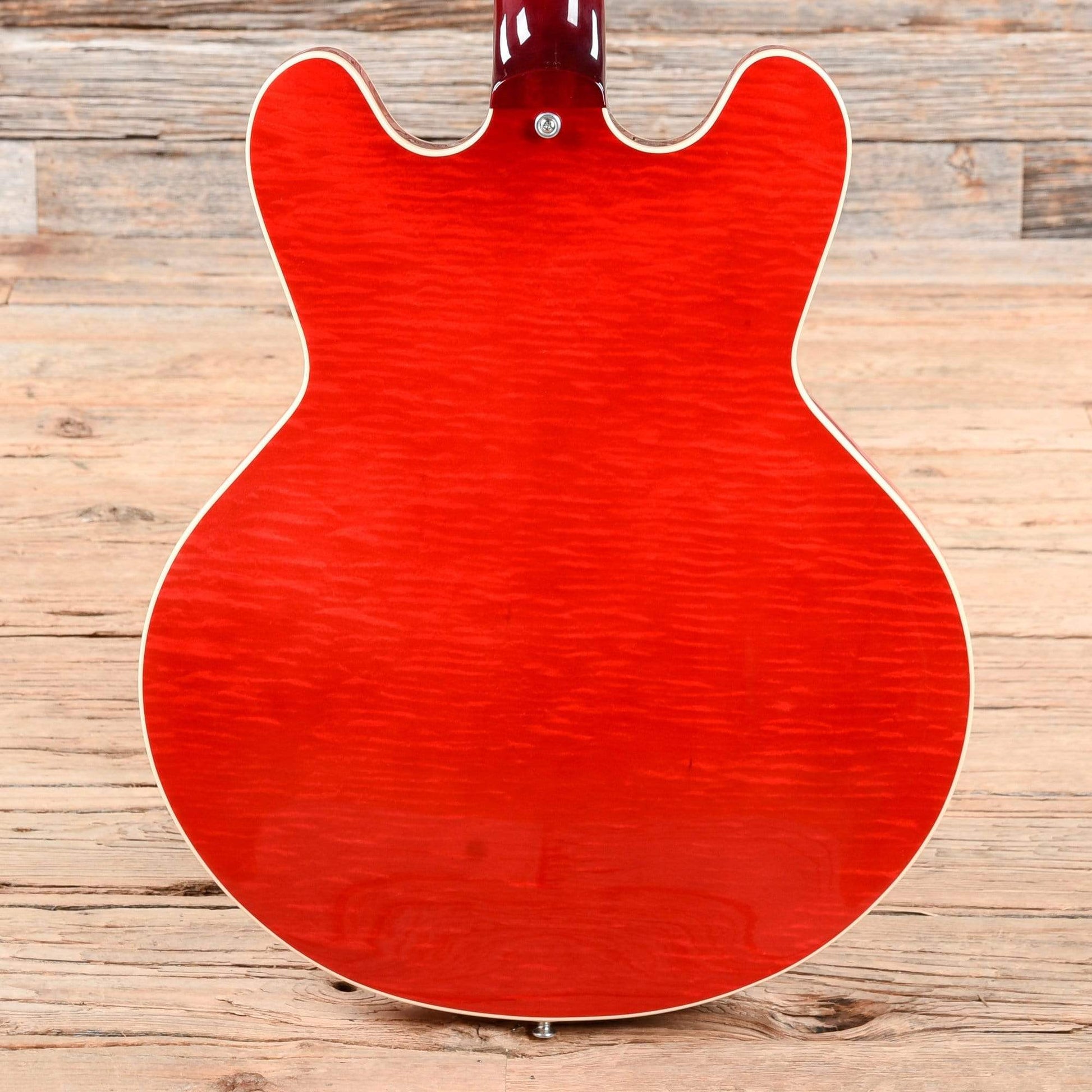 Heritage H-530 Hollow Body Translucent Cherry Electric Guitars / Hollow Body