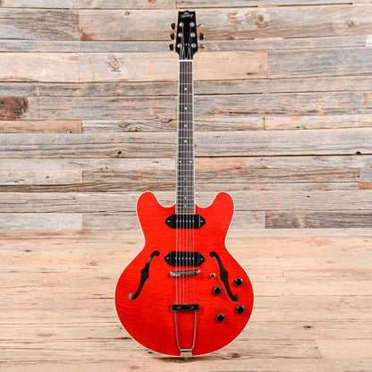 Heritage H-530 Hollow Body Translucent Cherry Electric Guitars / Hollow Body