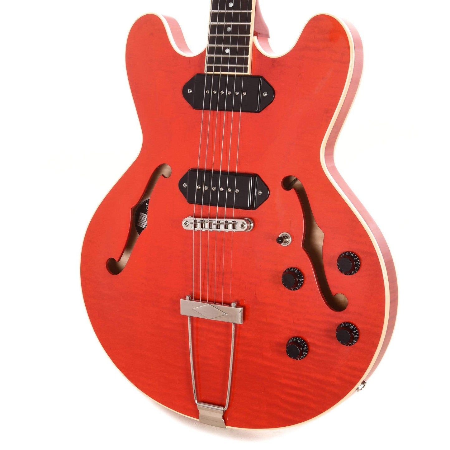Heritage H-530 Hollow Body Translucent Cherry Electric Guitars / Hollow Body