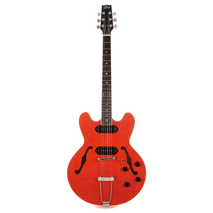 Heritage H-530 Hollow Body Translucent Cherry Electric Guitars / Hollow Body