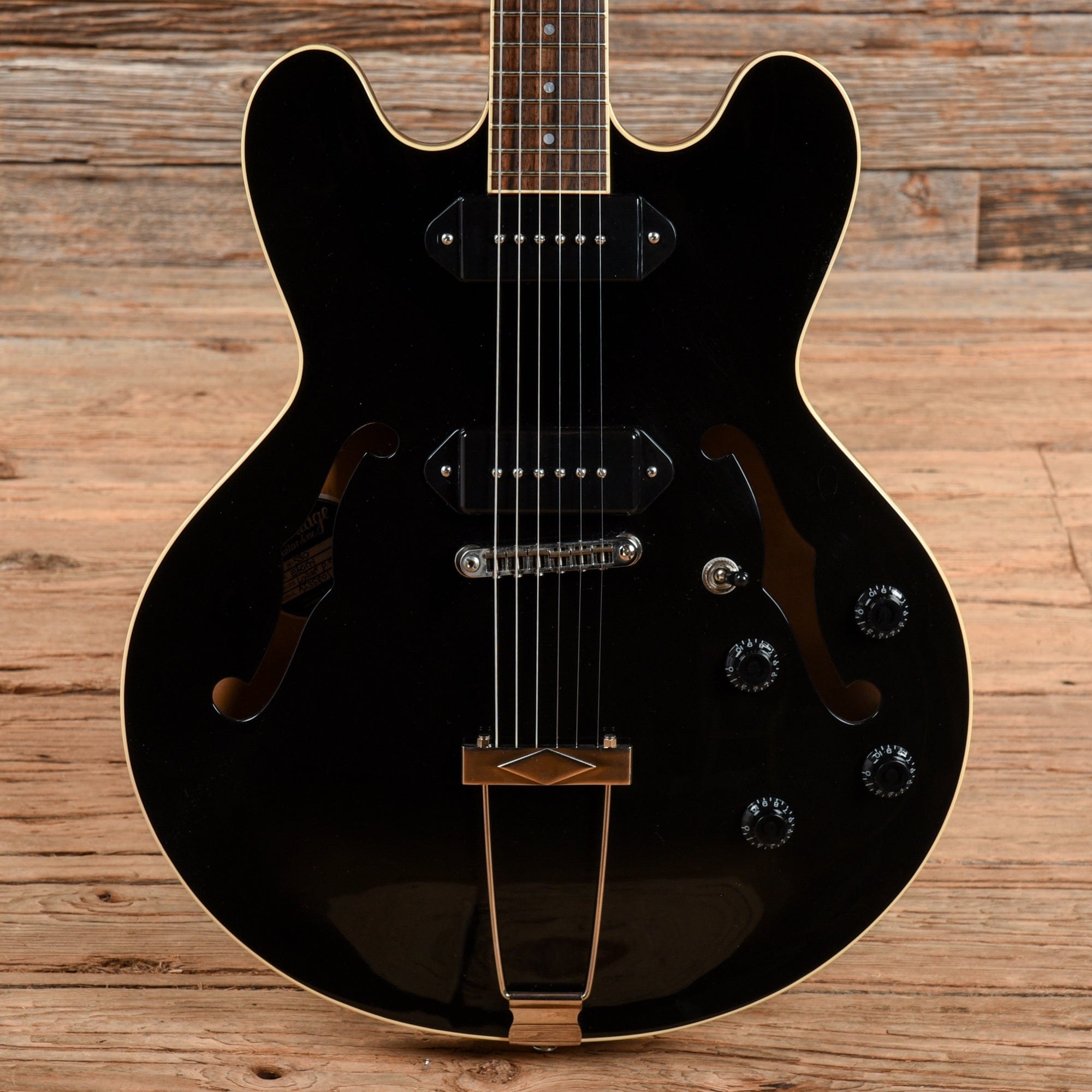 Heritage Standard H-530 Black 2018 Electric Guitars / Hollow Body